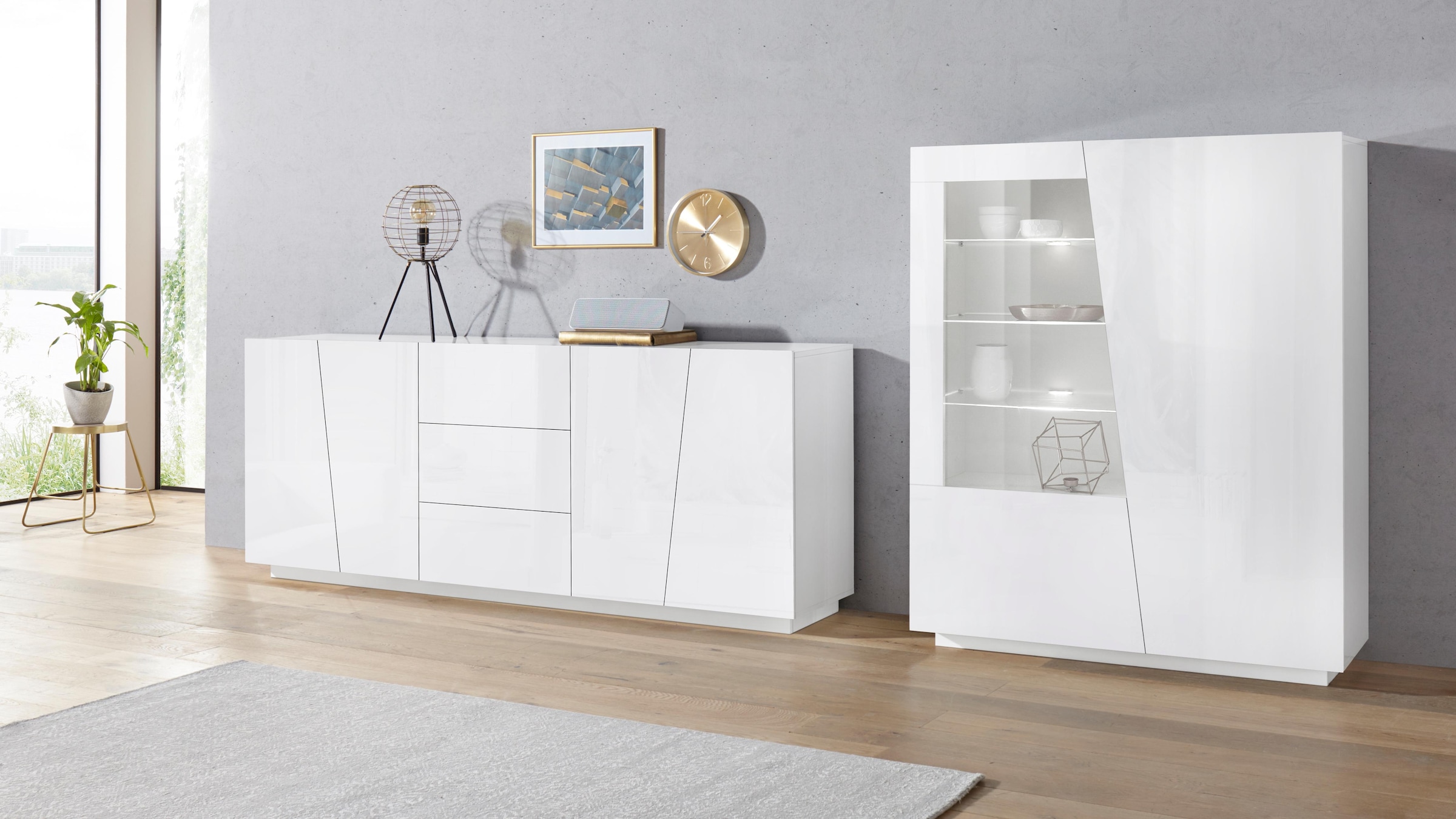 INOSIGN Highboard »Vega«, Höhe 146 cm