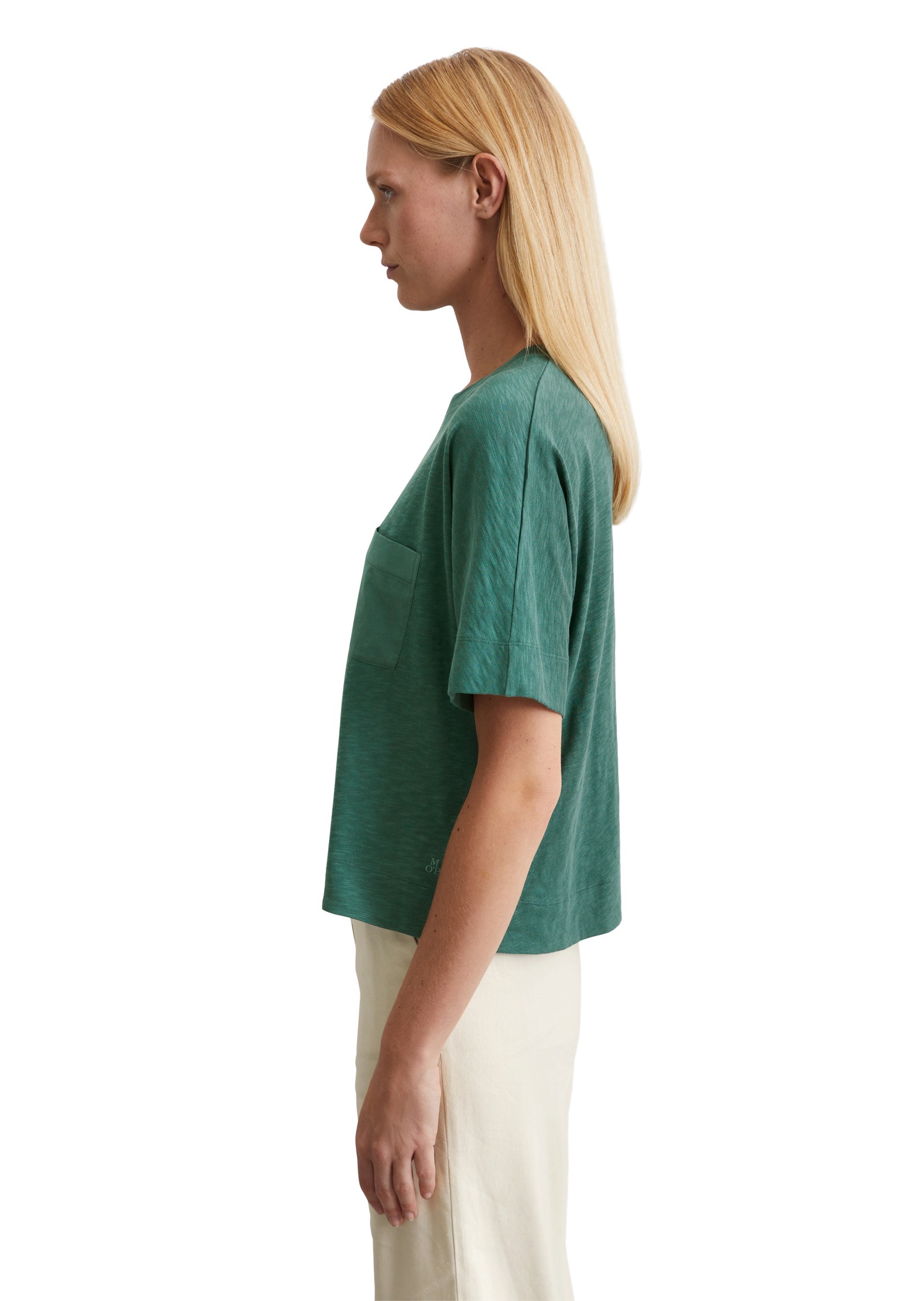 Marc O'Polo T-Shirt »mit gewebter Brusttasche«