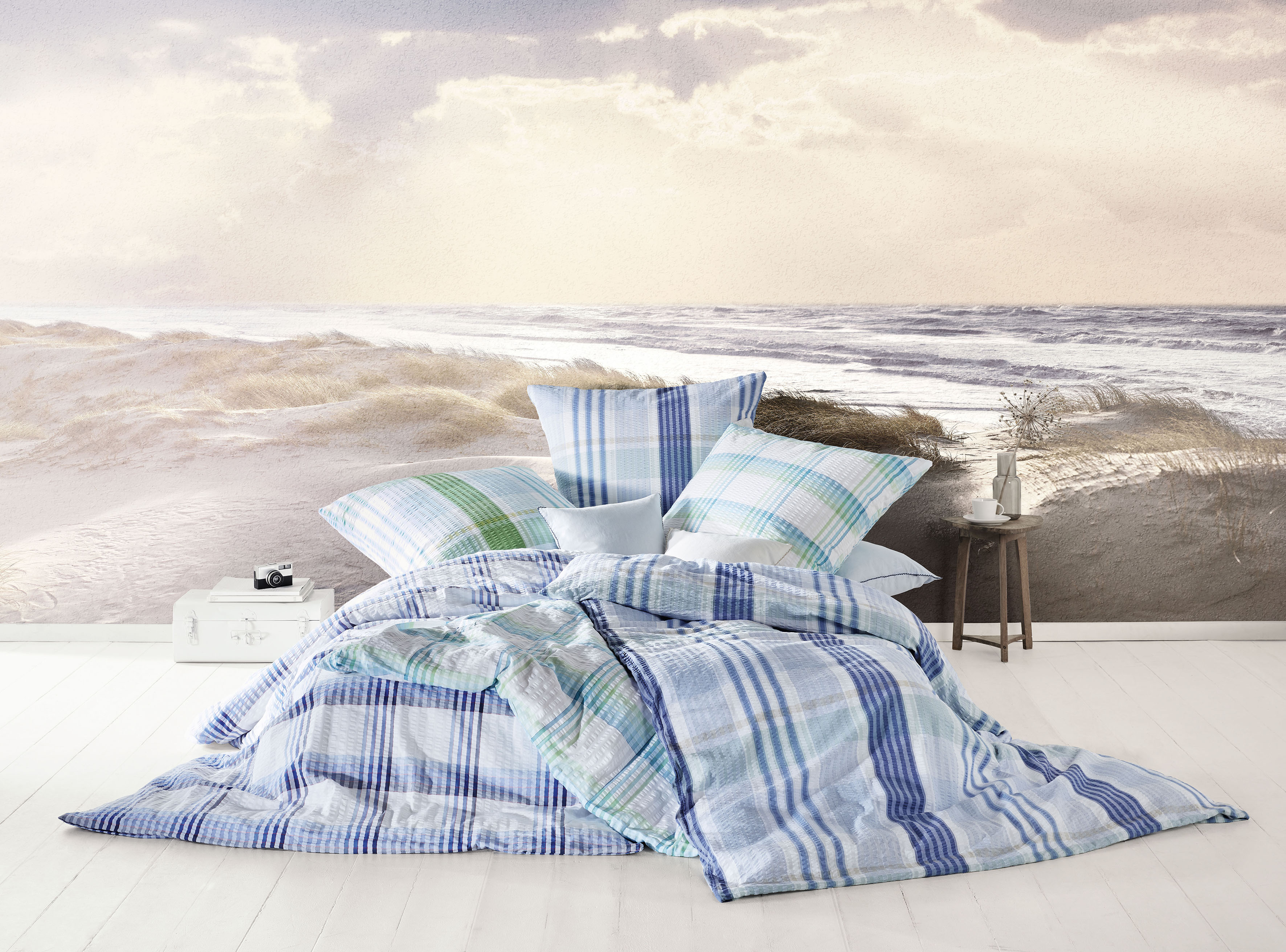 Thumbnail - fleuresse Bettwäsche "Rio" 3 Stk. Seersucker, Baumwolle, in Gr. 135x200, 155x220, 200x200cm