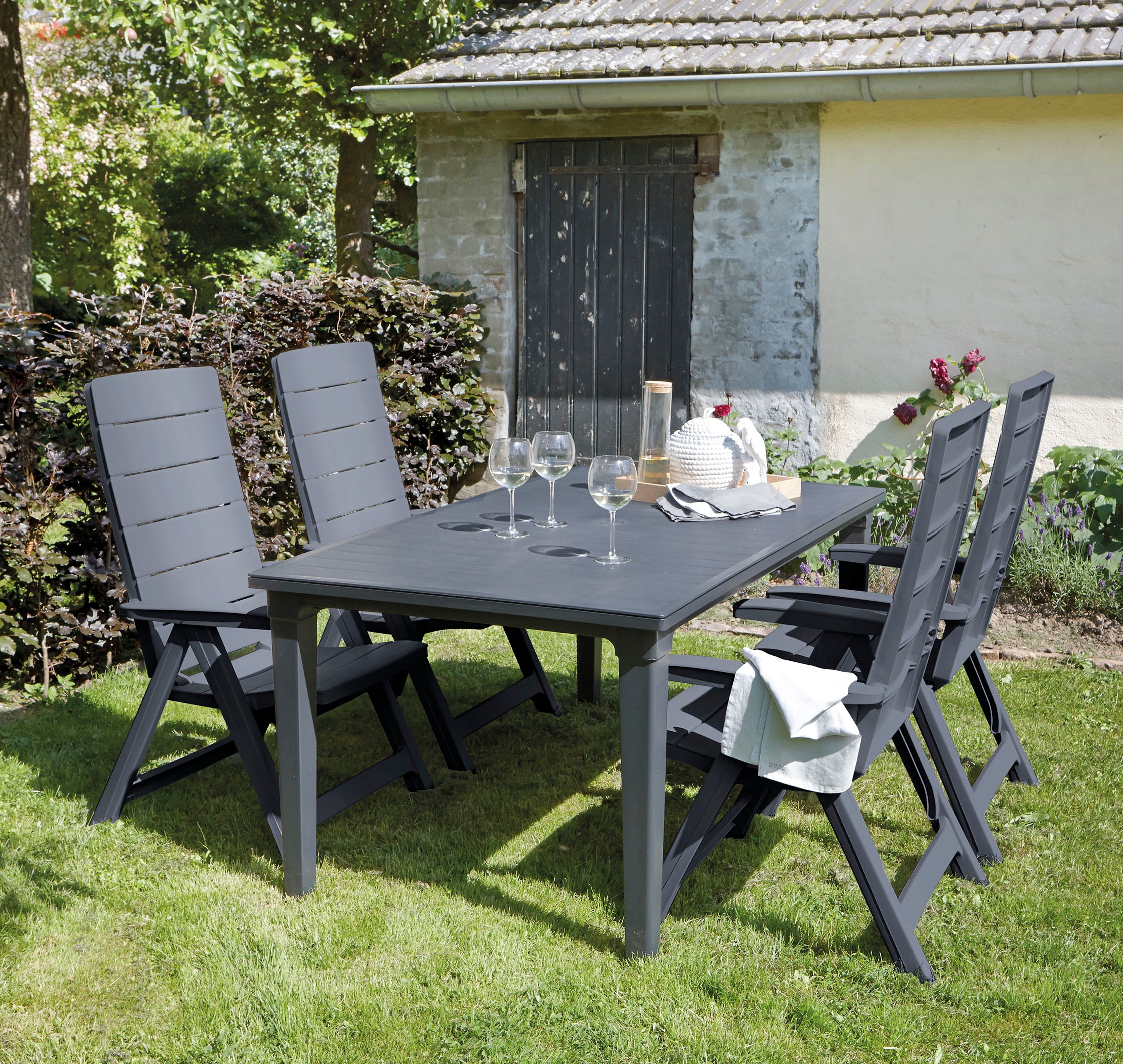 Allibert Garten-Essgruppe "Aruba / Futura", (Set, 13 tlg.), bestehend aus 6 günstig online kaufen