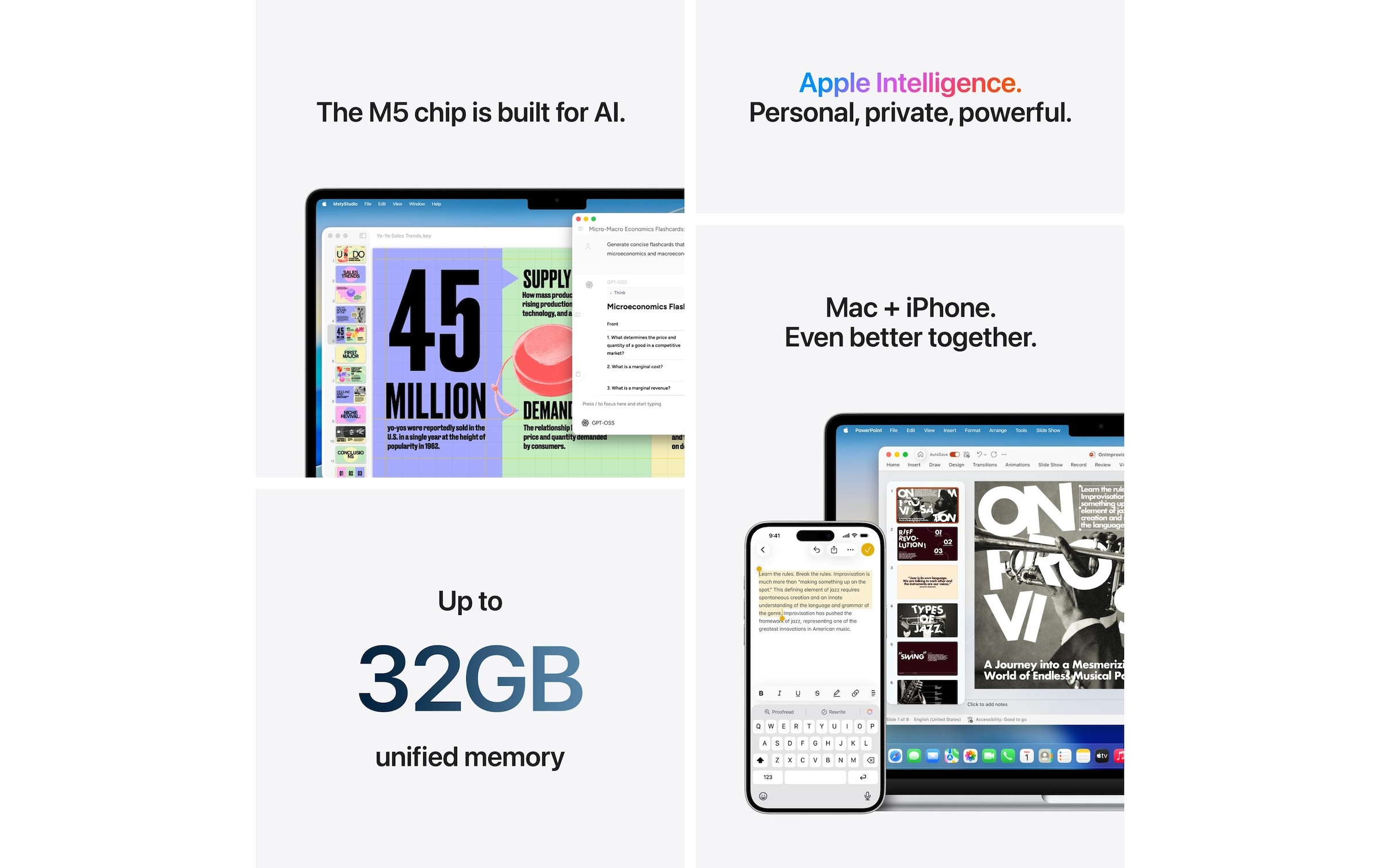 Apple Notebook »MacBook Air 13 2026 M5« 34,544 cm / 13,6 ″ Apple M5 1.000 GB SSD Integrierte NPU (Neural Processing Unit)