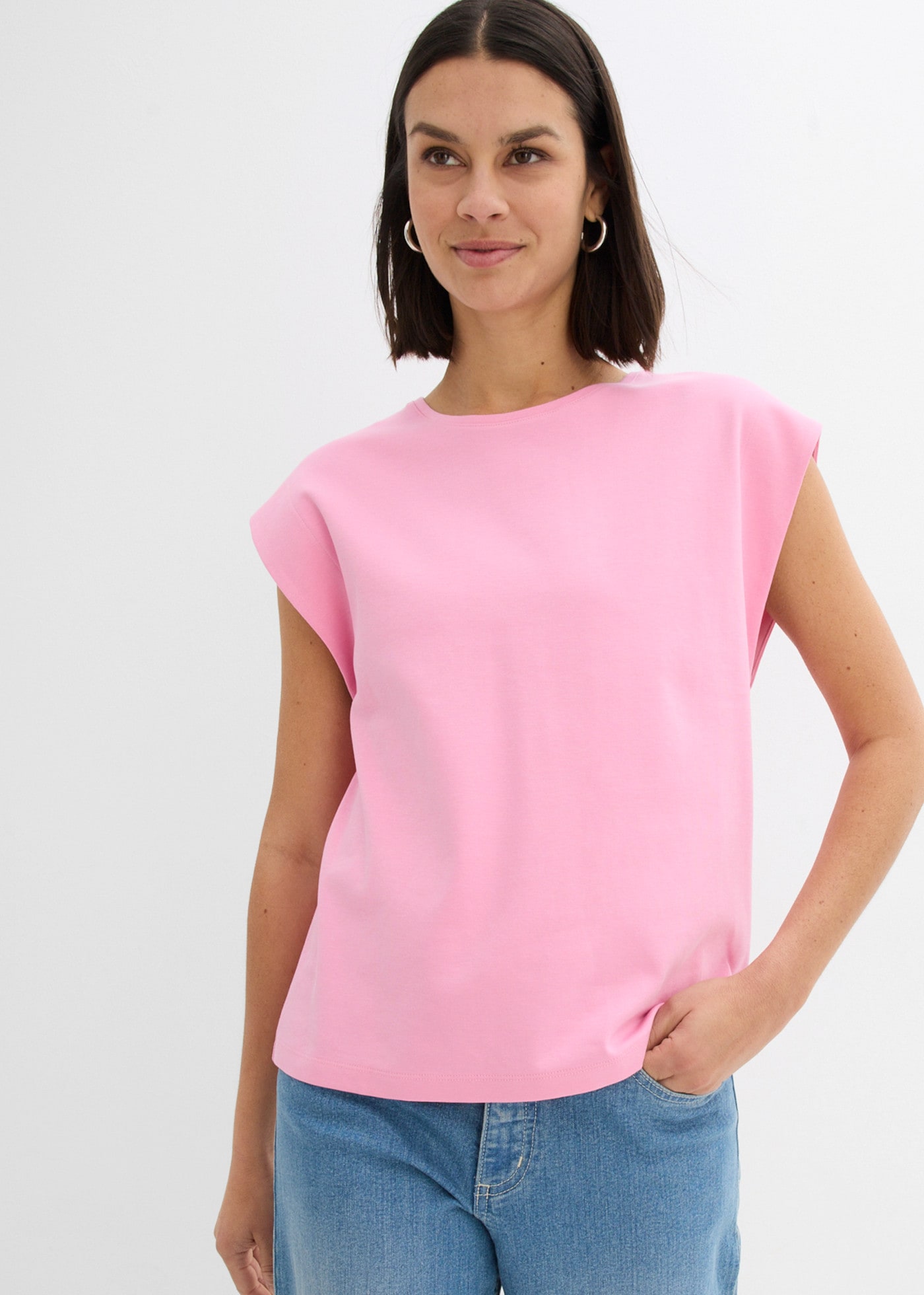 bonprix T-Shirt verschiedene Größen, aus Baumwolle, lässige Passform