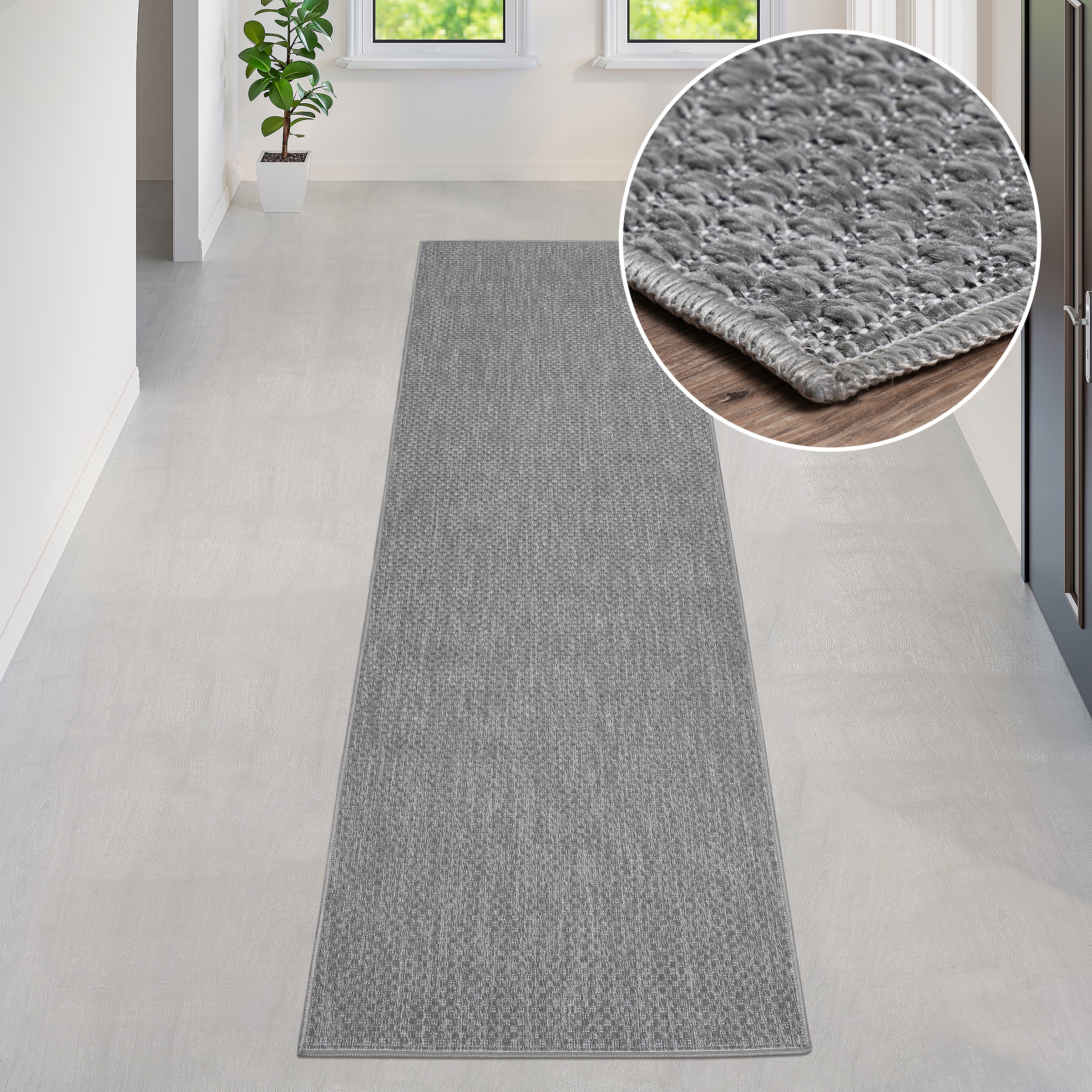 my home Läufer "Rhodos" rechteckig 3 mm Höhe Outdoor geeignet, Sisal-Optik, günstig online kaufen