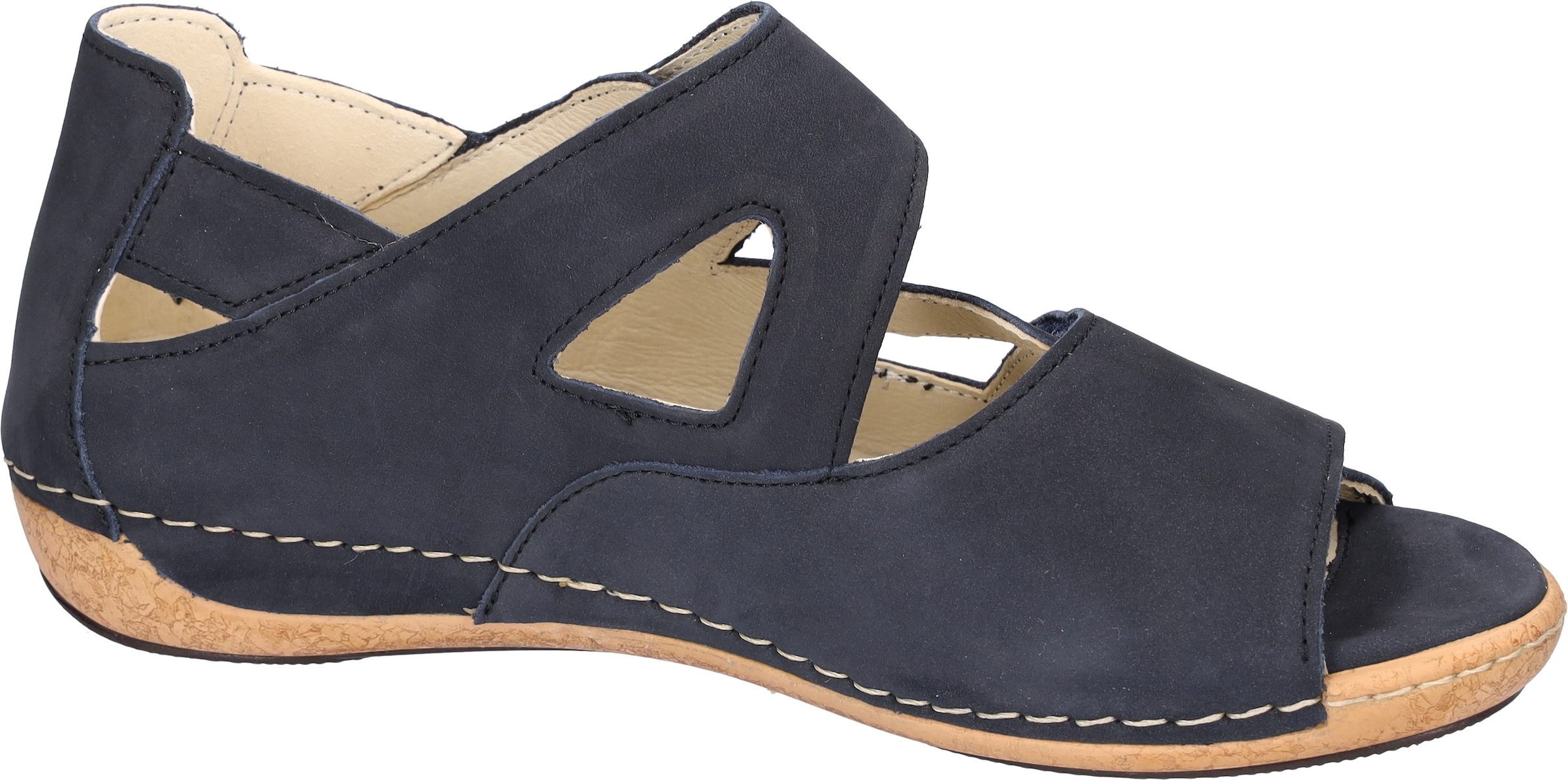 Waldläufer Sandale »HELIETT«, Keilsandalette, Sommerschuh, Komfortschuh, Klettverschlüsse, H-Weite