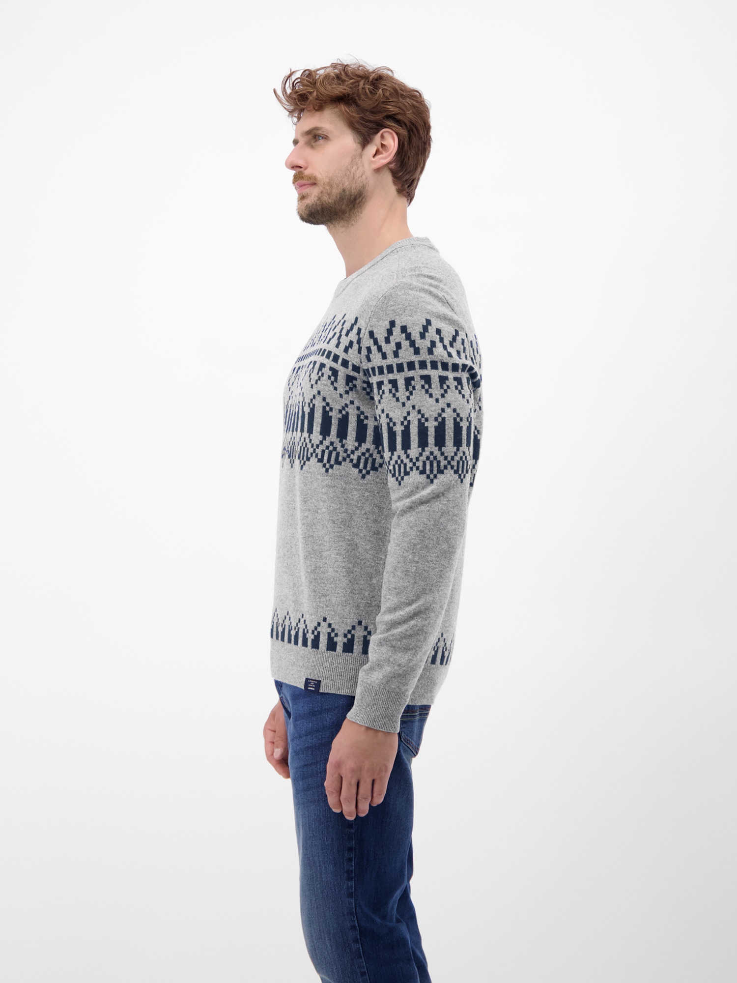 LERROS Strickpullover »LERROS Herren Strickpullover, skandinavisch inspiriert«