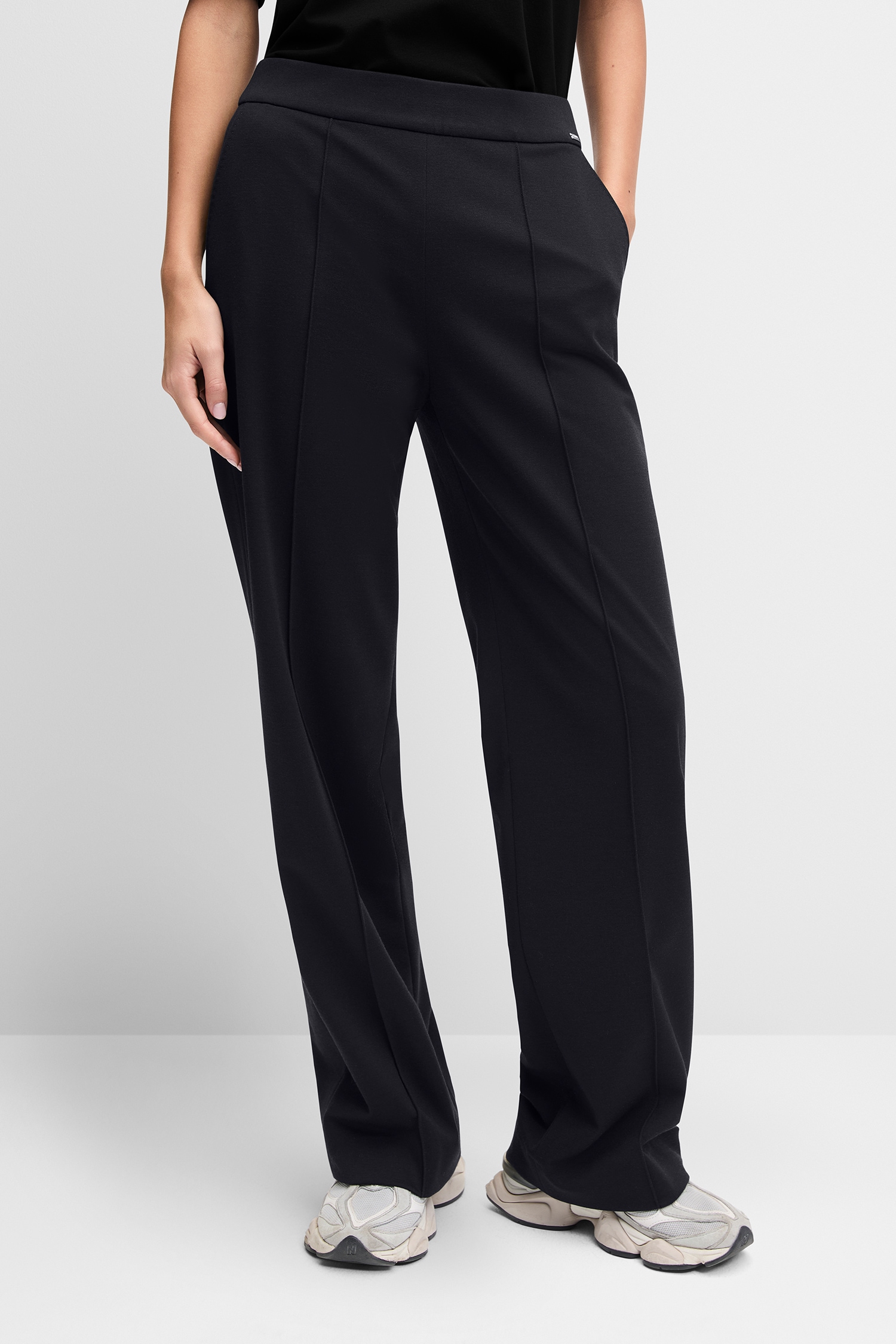 Cinque Marlene-Hose "CISILASSO" elastischer Bund, hohe Leibhöhe, weites Bei günstig online kaufen