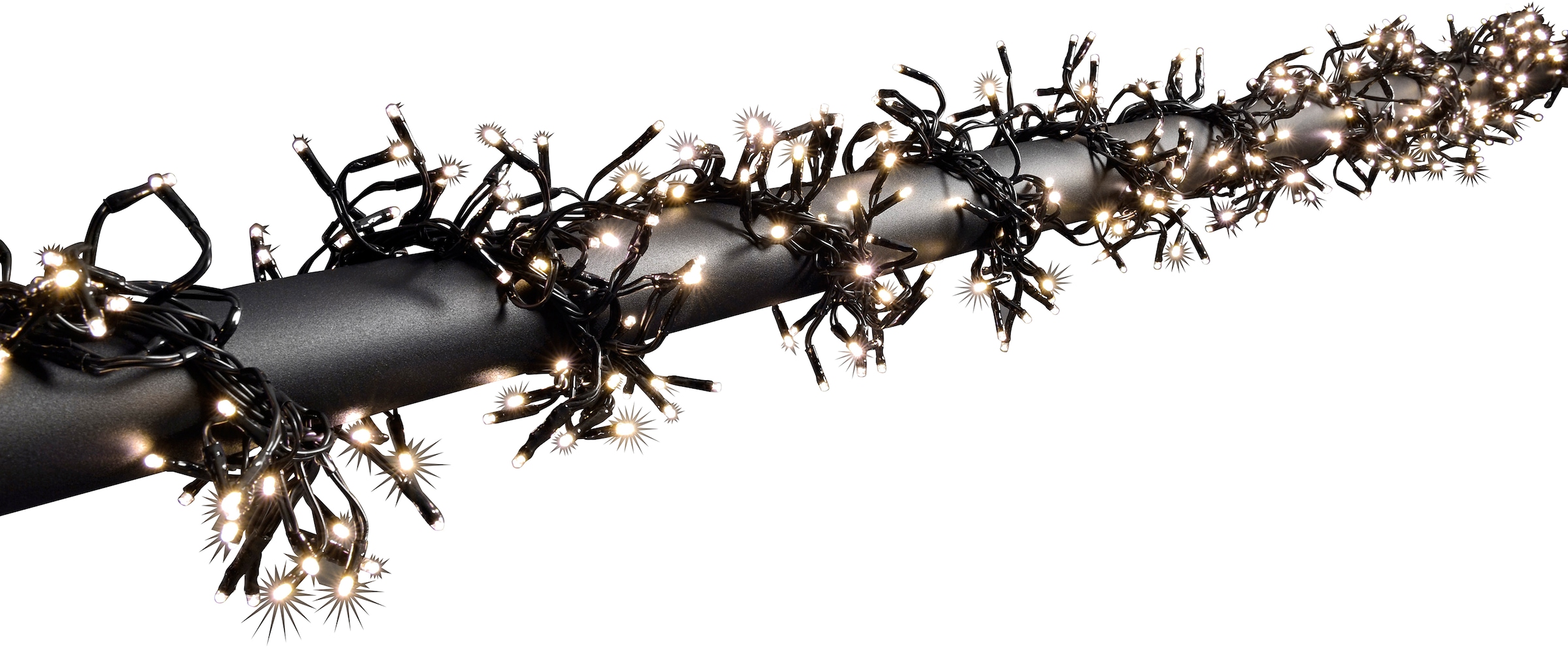 KONSTSMIDE LED-Lichterkette »Büschellichterkette Cluster, Weihnachtsdeko aussen«, mit 8 Funktionen und 1152 warmweißen Dioden
