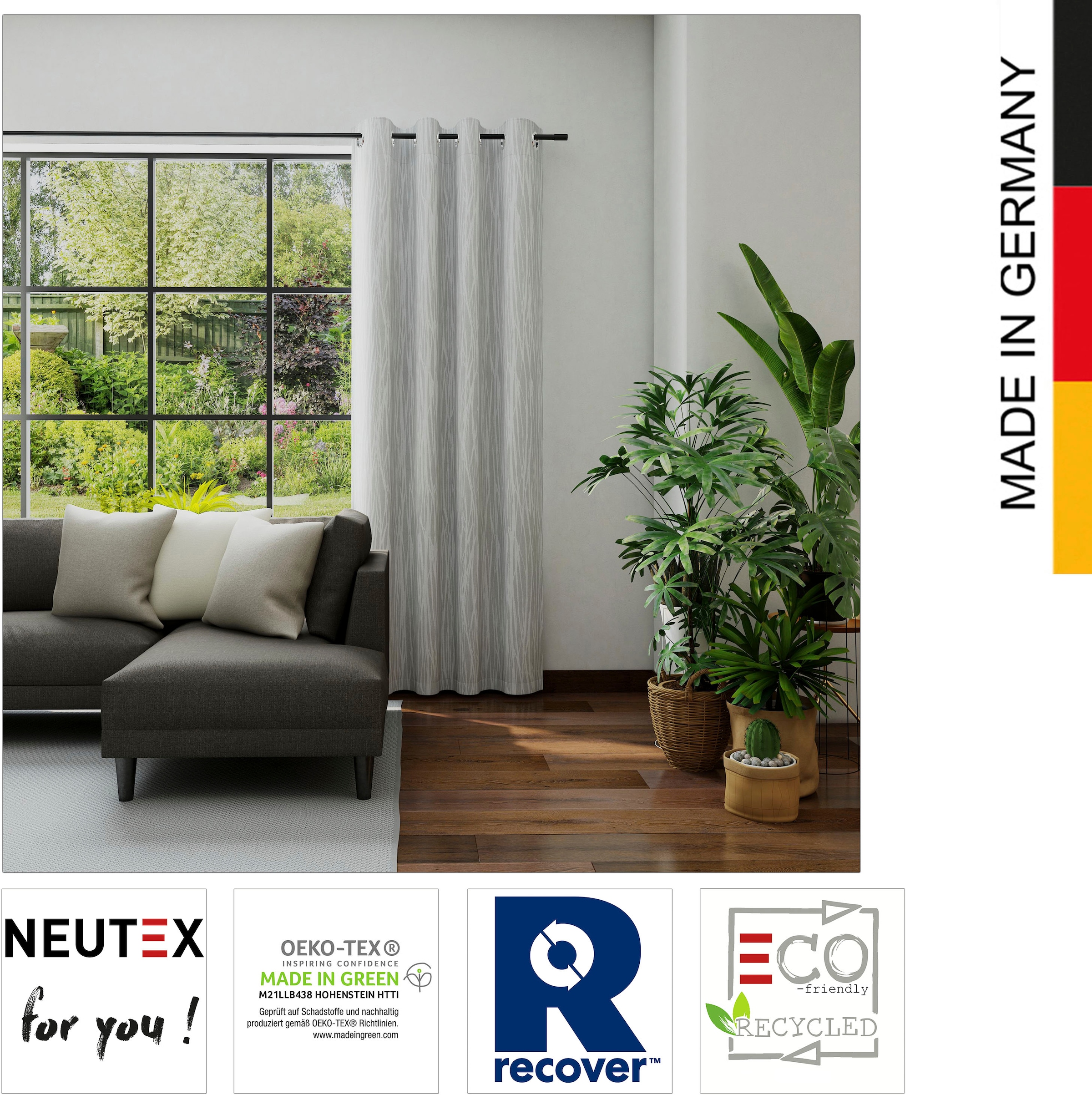 Neutex for you! Vorhang »David Eco«, (1 St.)