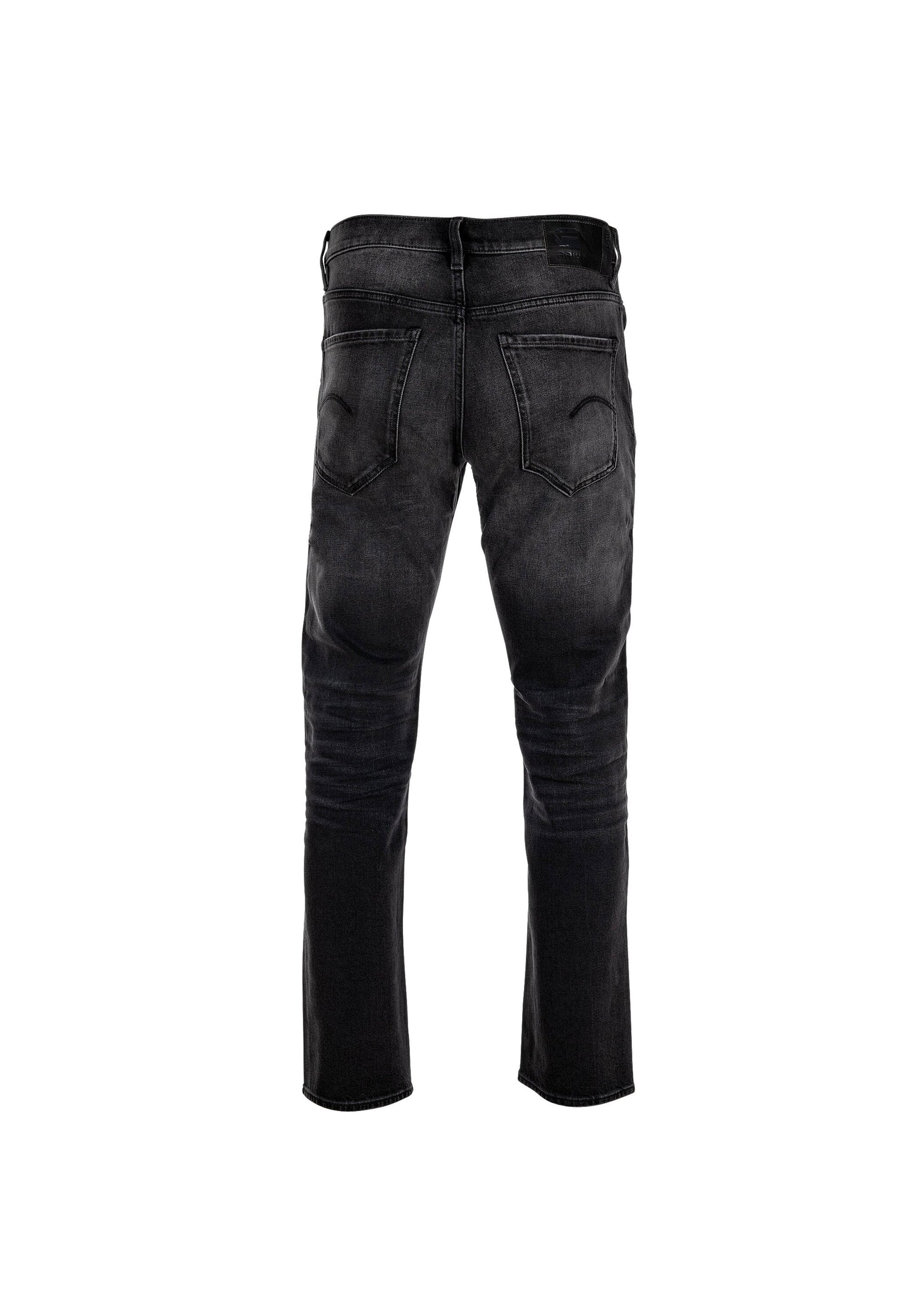 G-STAR Regular-fit-Jeans "Jeans Mosa Straight Worn in Black Moon" günstig online kaufen