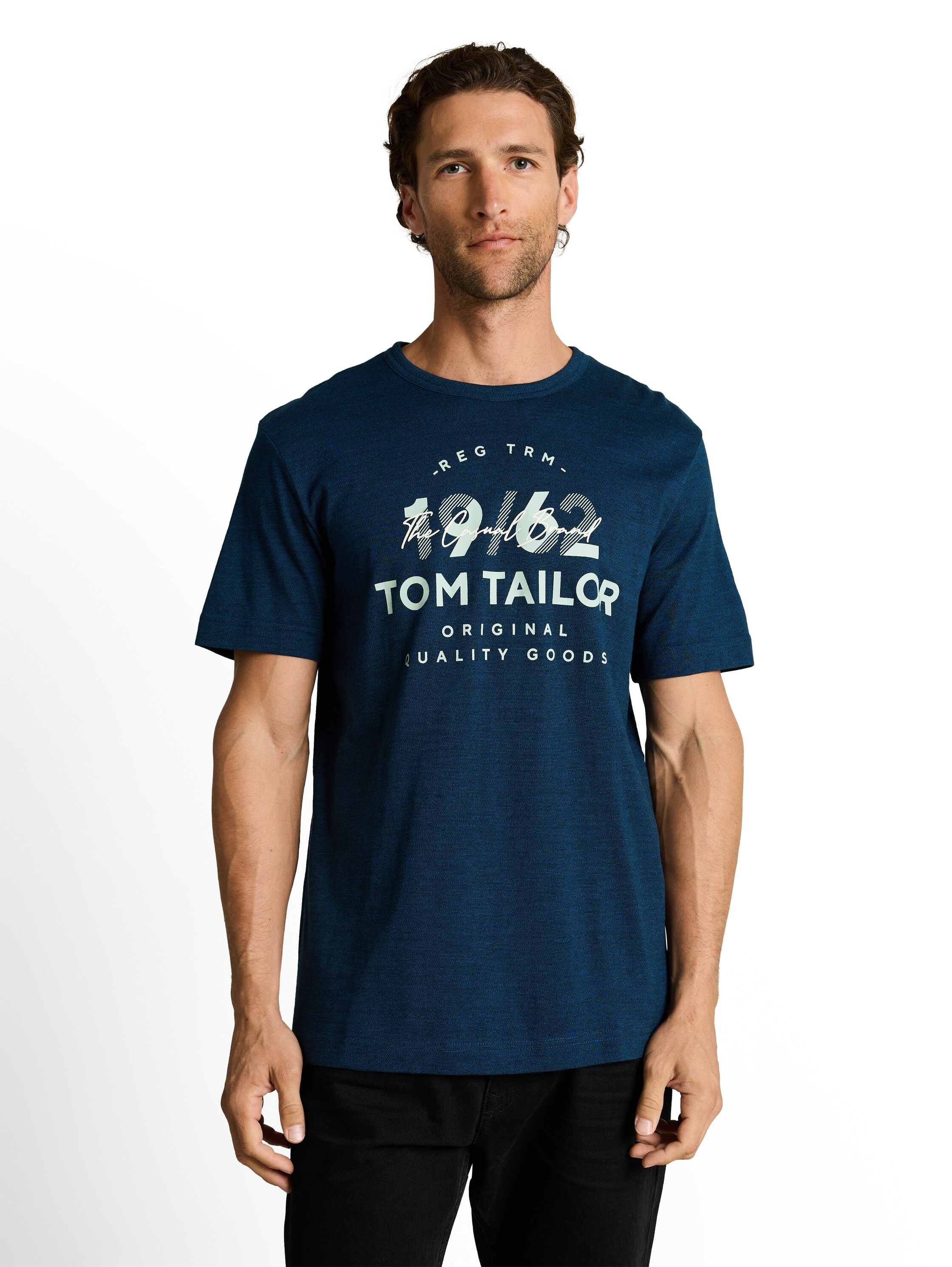 TOM TAILOR T-Shirt mit Logo Print