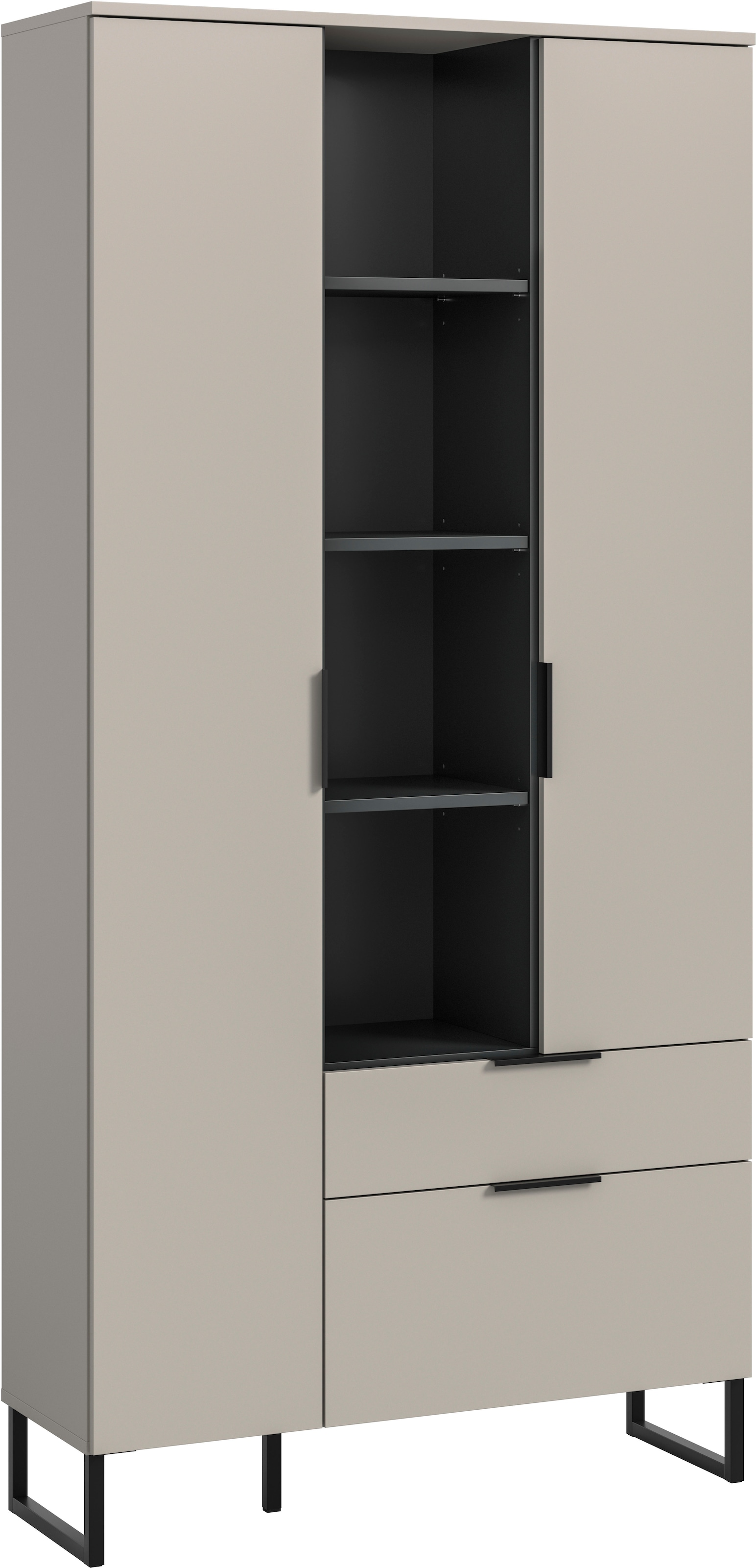 Home affaire Mehrzweckschrank "ADIO, Höhe 192 cm, 2 Türen, 1 Schubkasten, 1 günstig online kaufen