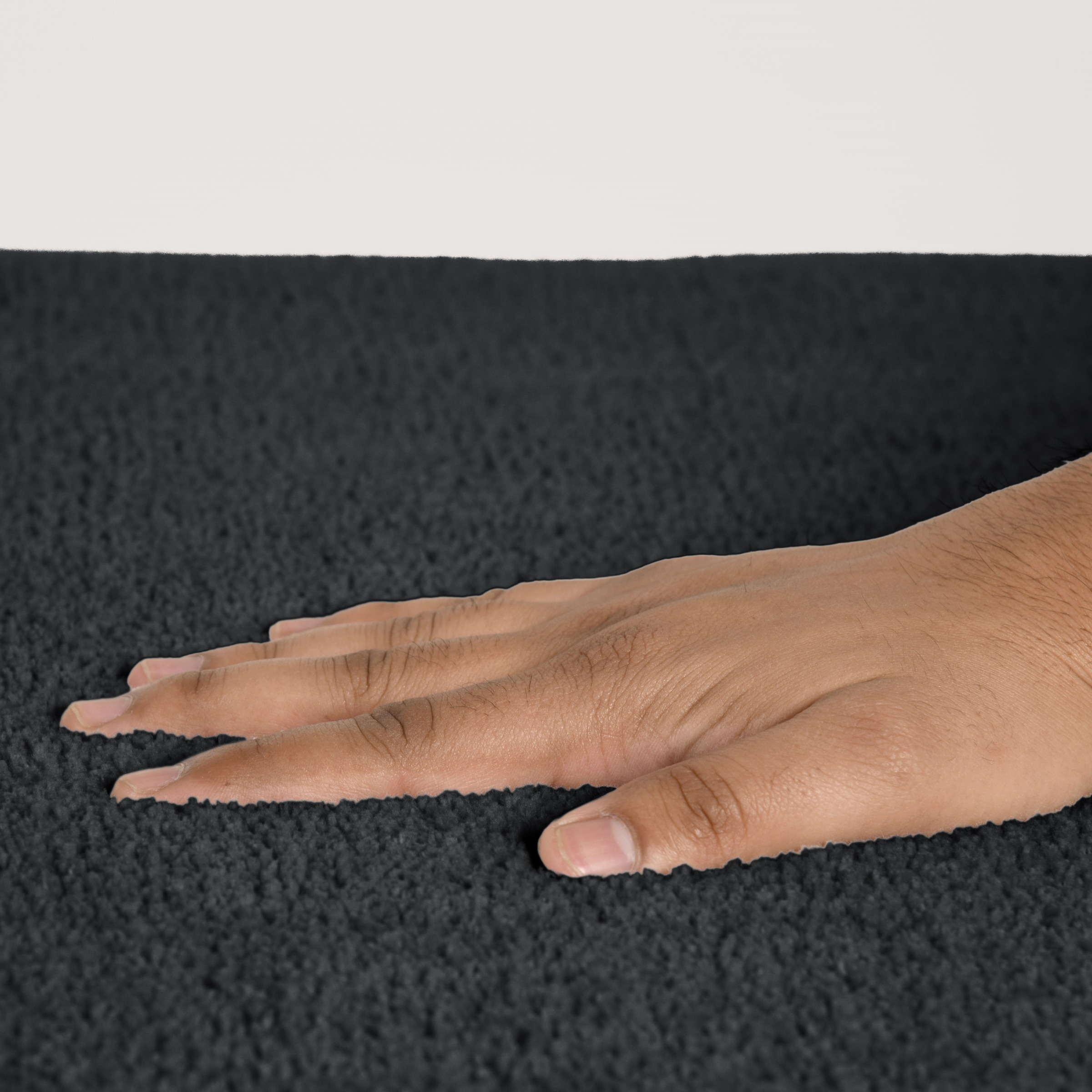 my home Badematte »Vanessa, Badvorleger, Badezimmer Teppich«, rutschhemmend beschichtet, schnell trocknend-fußbodenheizungsgeeignet-strapazierfähig, Badteppich, weiche Haptik, unifarben