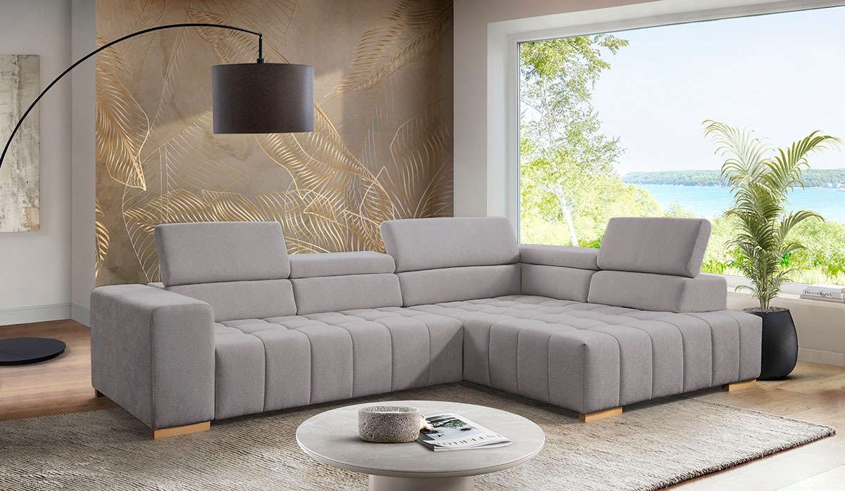 exxpo - sofa fashion Ecksofa "Elianos, hoher Sitzkomfort, aufwendige Kreuzs günstig online kaufen