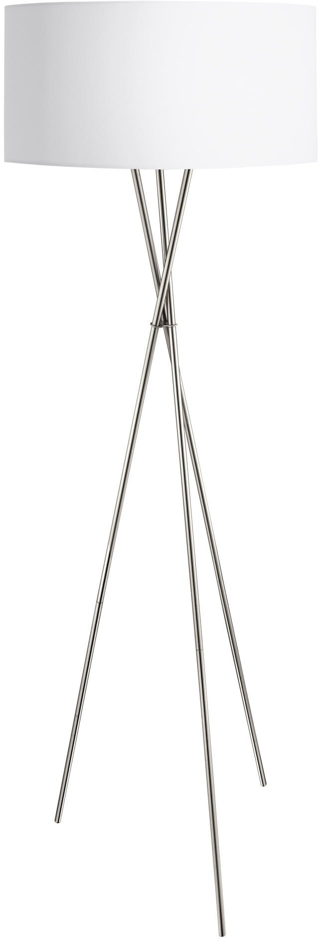EGLO Stehlampe »FONDACHELLI«, 1 flammig-flammig, weiß nickel / Ø51 x H151,5 cm / Hochwertige Stehlampe