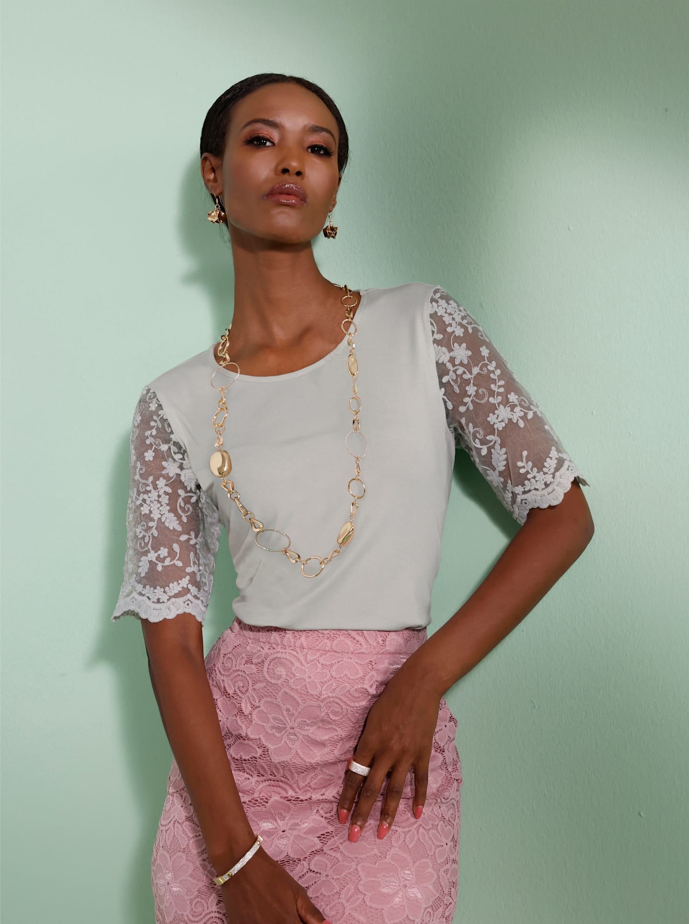 creation L Kurzarmshirt "Shirt", 1 Stk. günstig online kaufen