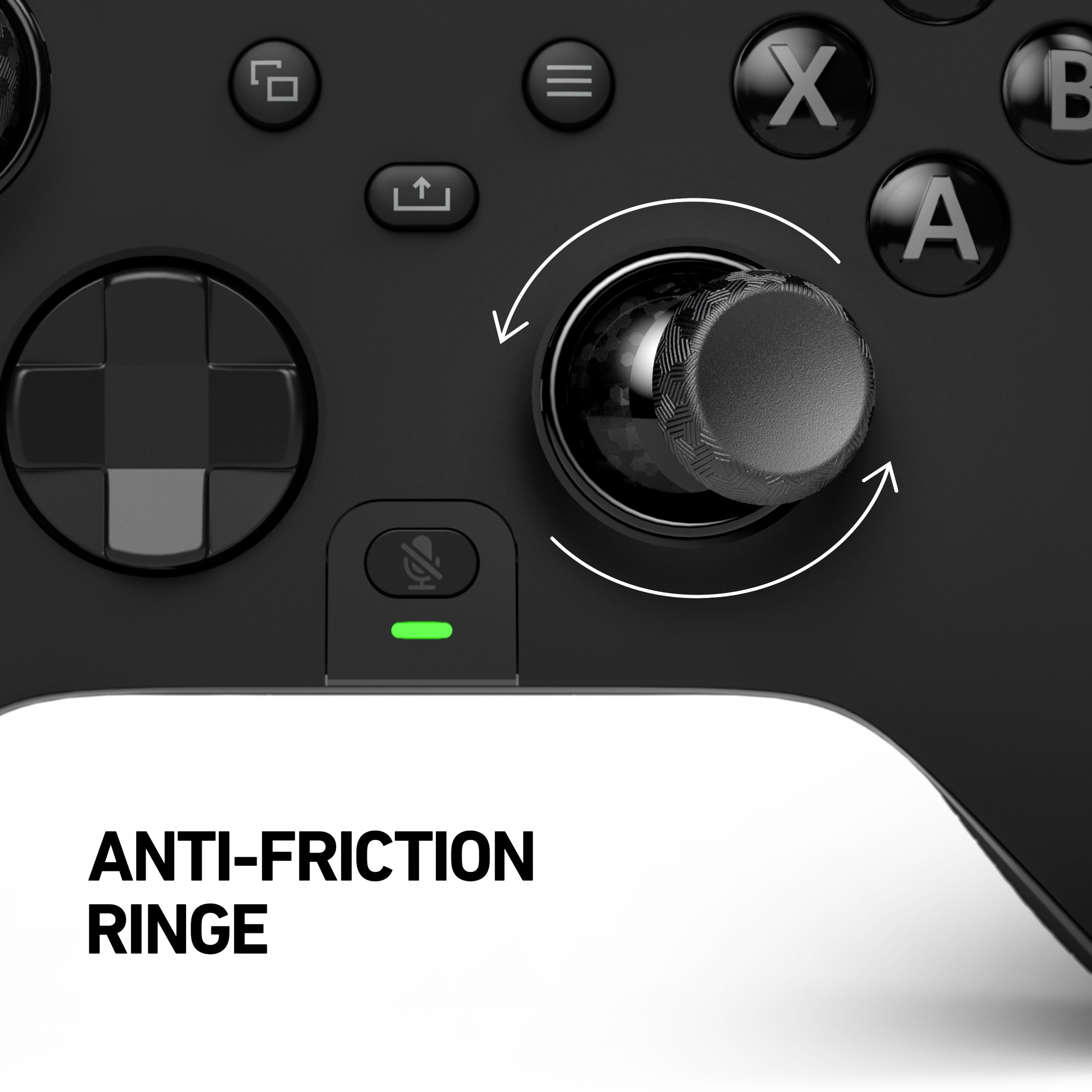 SCUF Gaming Zubehor für Xbox Contoller »Instinct Faceplate Kit - Black FP,Black Ring, Black Hybrid D-Pad«