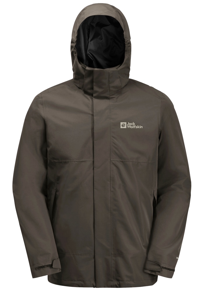Jack Wolfskin 3-in-1-Funktionsjacke »LUNTAL 3IN1 JKT M«, mit Kapuze