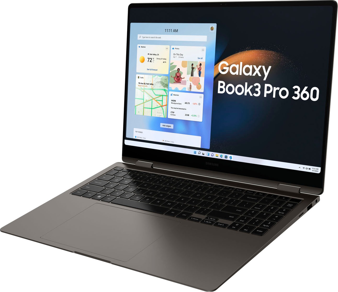 Samsung Convertible Notebook »Galaxy Book3 Pro 360«, 40,62 cm, / 16 Zoll, Intel, Core i5, Iris Xe Graphics, 512 GB SSD