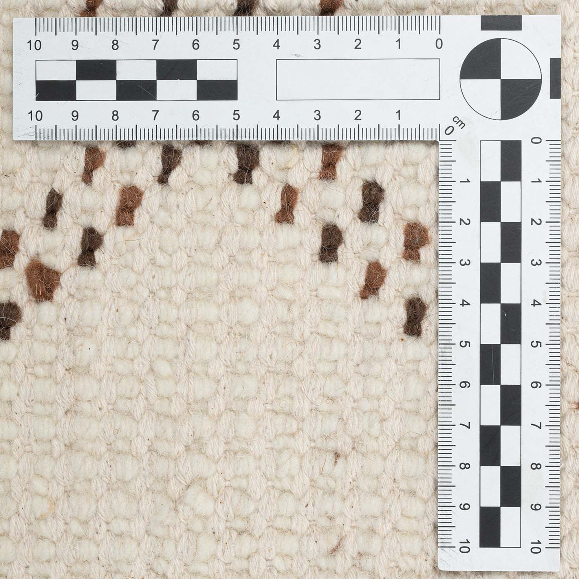 THEKO Wollteppich »MARMOUCHA 05« rechteckig 24 mm Höhe reine Wolle, Rauten Design, mit Fransen, auch als Läufer