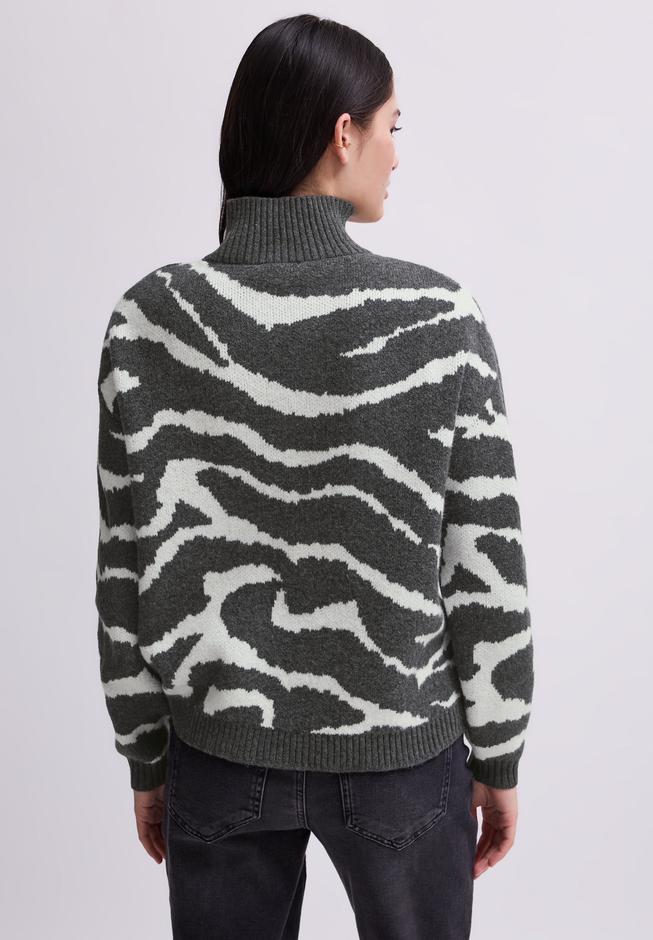STREET ONE STUDIO Strickpullover, mit Muster
