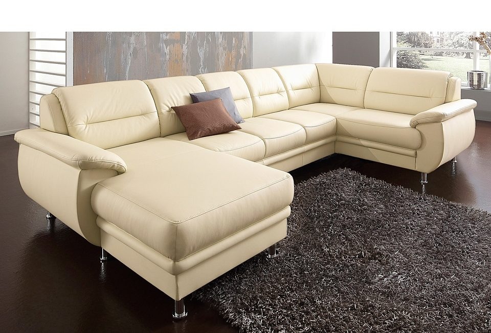 sit&more Wohnlandschaft "Mailand U-Form, B: 312 cm", optional Bettfunktion günstig online kaufen