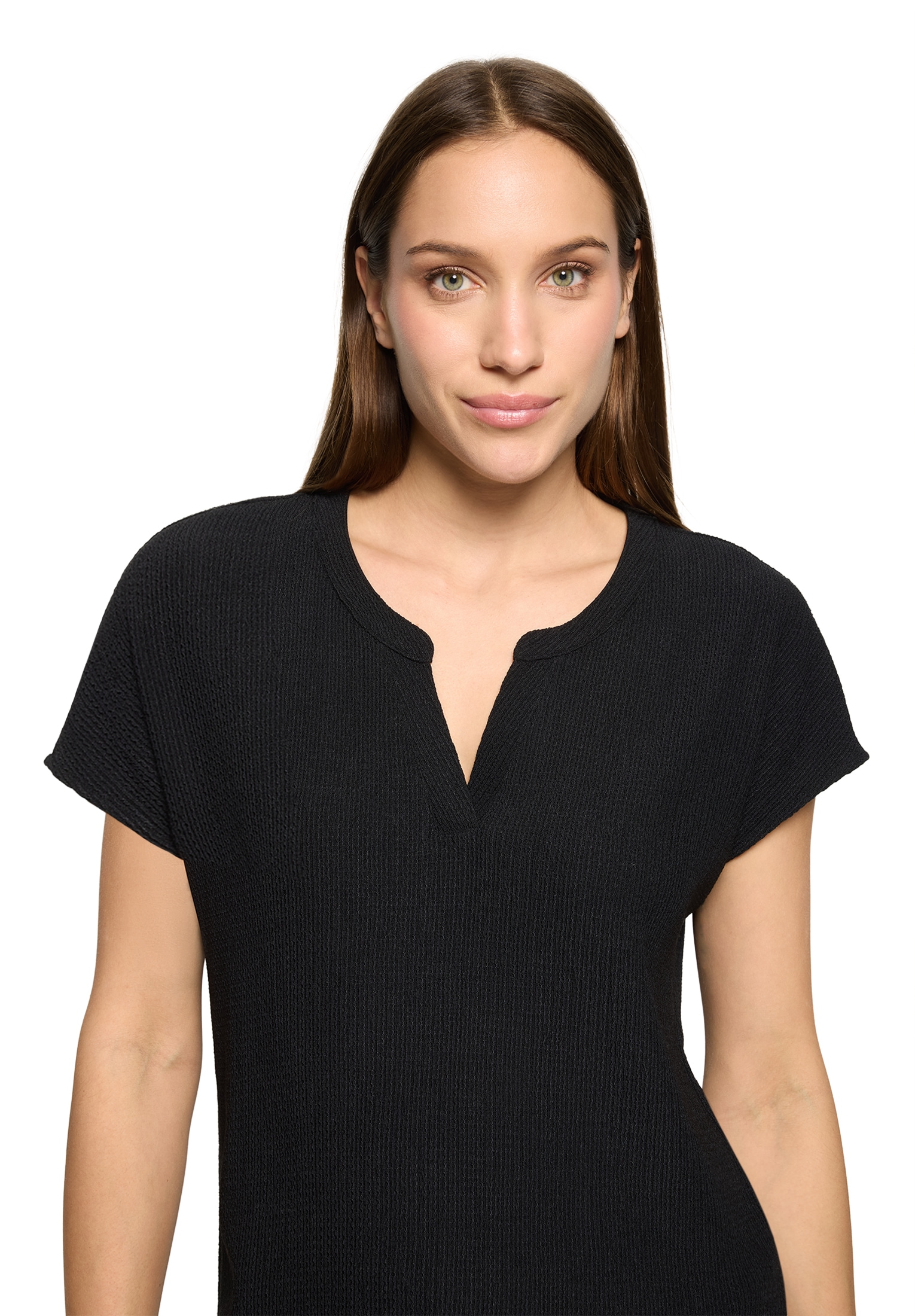 Betty Barclay Kurzarmshirt »Damen mit V-Ausschnitt« 1