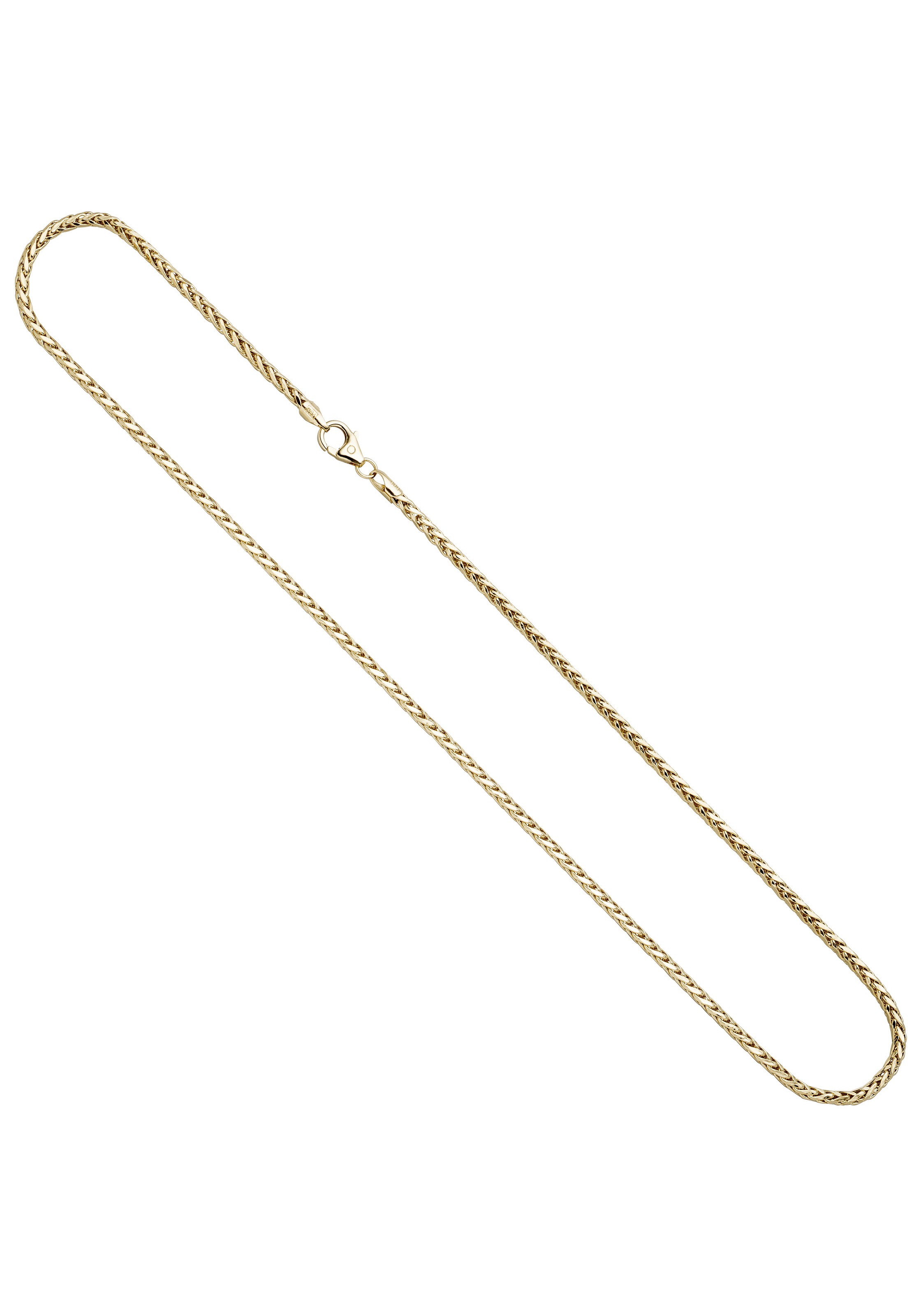 JOBO Goldkette, Zopfkette 585 Gold 45 cm 2,6 mm