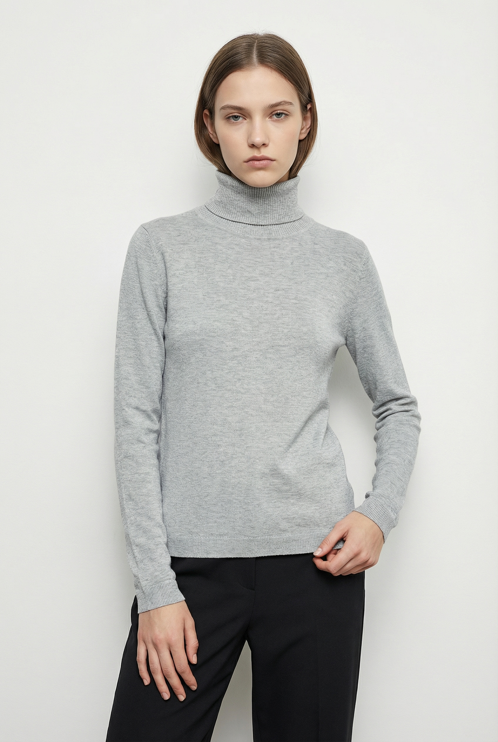 Vero Moda Rollkragenpullover "VMHAPPINESS LS ROLLNK PULLOVE GA BOO REP" günstig online kaufen