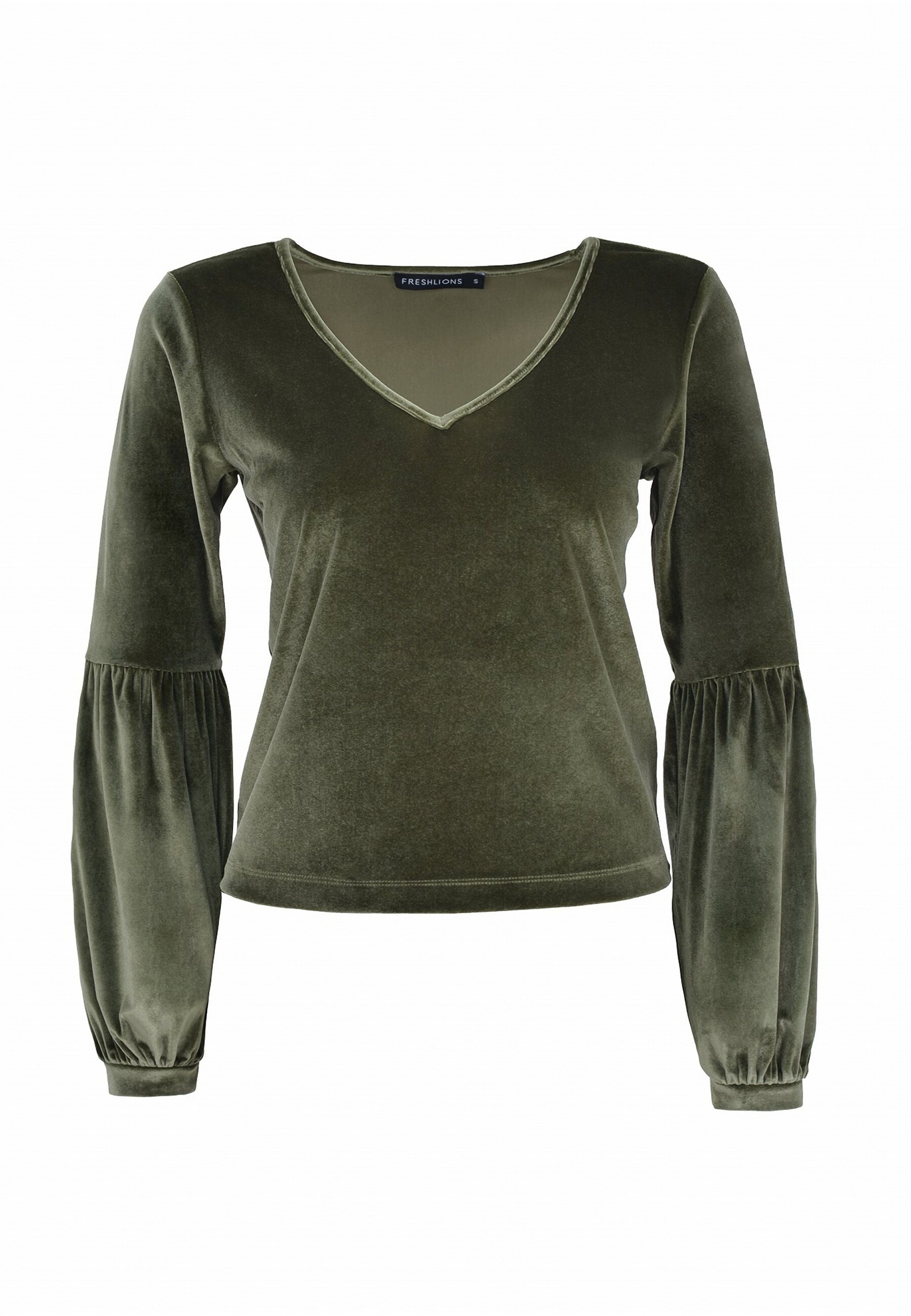freshlions Langarmshirt »Viveka«, (1 tlg.), aus samtig, weichem Stoff hergestellt