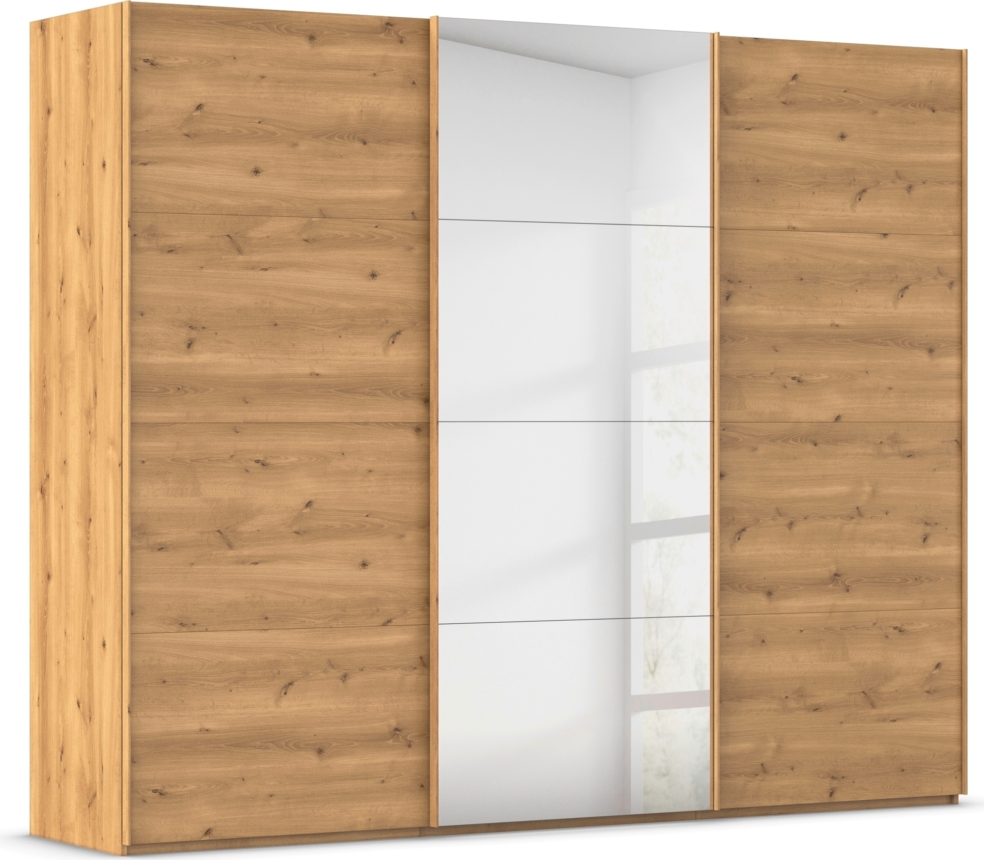 rauch "Kleiderschrank Schrank Garderobe Schlafzimmerschrank SCALE-FYRA" edle viergeteilte Türen mit Spiegel und vielen Farben MADE IN GERMANY