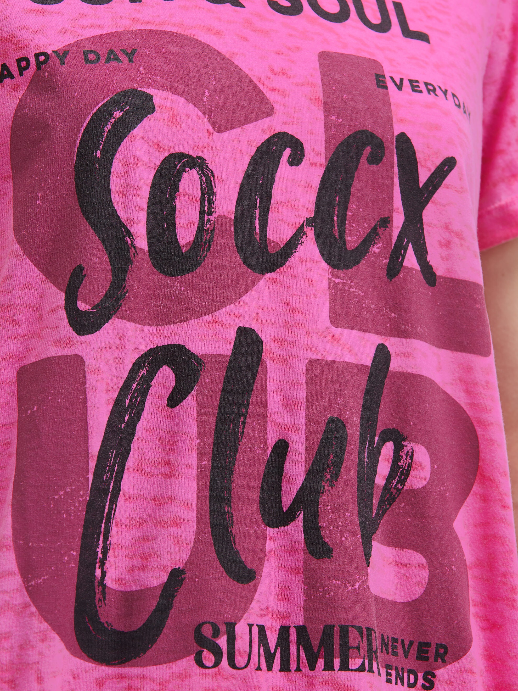 SOCCX Kapuzenshirt mit Seitenschlitze