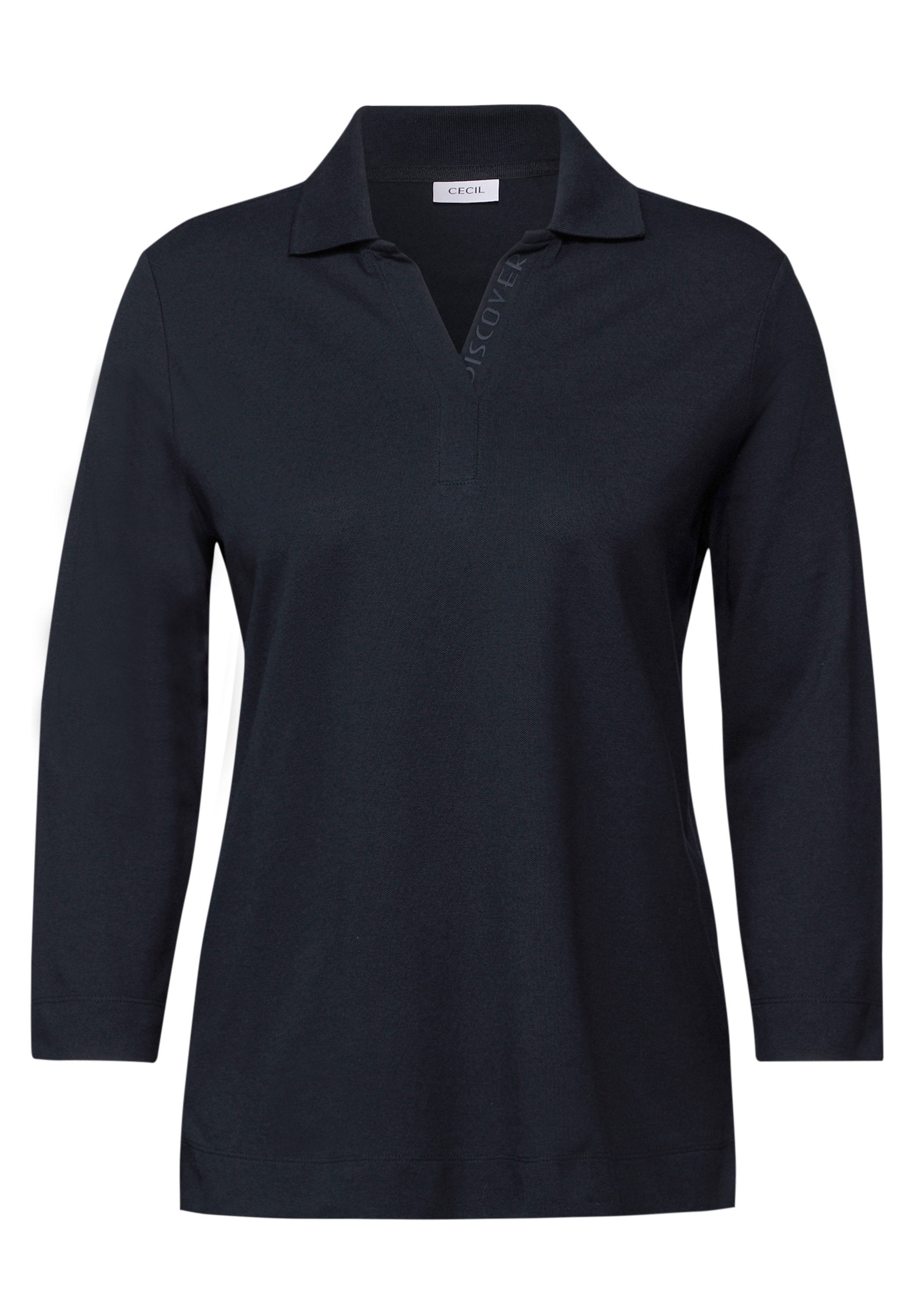 Cecil Poloshirt, mit 3/4 Ärmeln