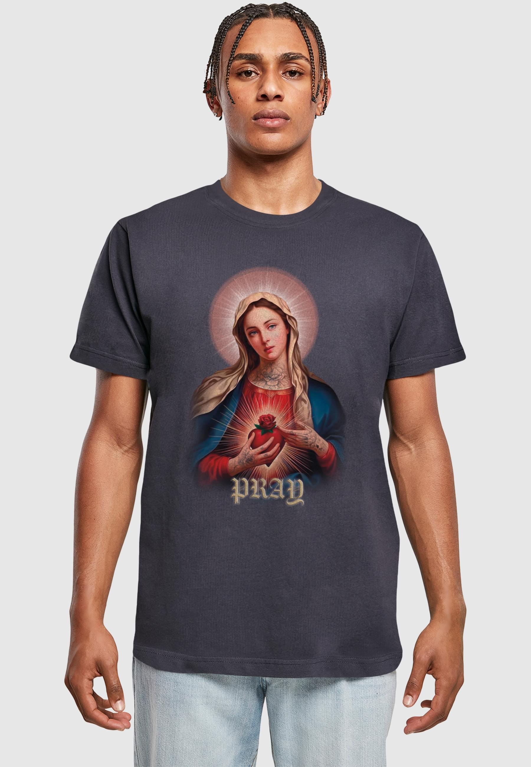 MisterTee T-Shirt »MisterTee Herren Praying Mary Tee«