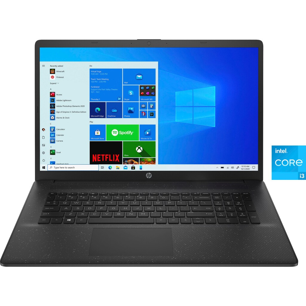 HP Notebook »17-cn0035ng«, 43,9 cm, / 17,3 Zoll, Intel, Core i3, UHD Graphics, 256 GB SSD