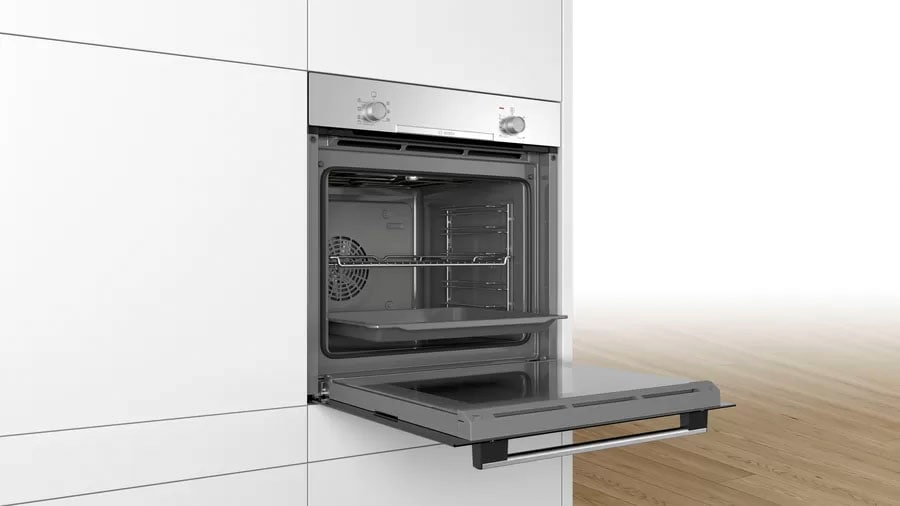 BOSCH Backofen-Set »HBA530BR1«, mit Teleskopauszug nachrüstbar, ecoClean Direct