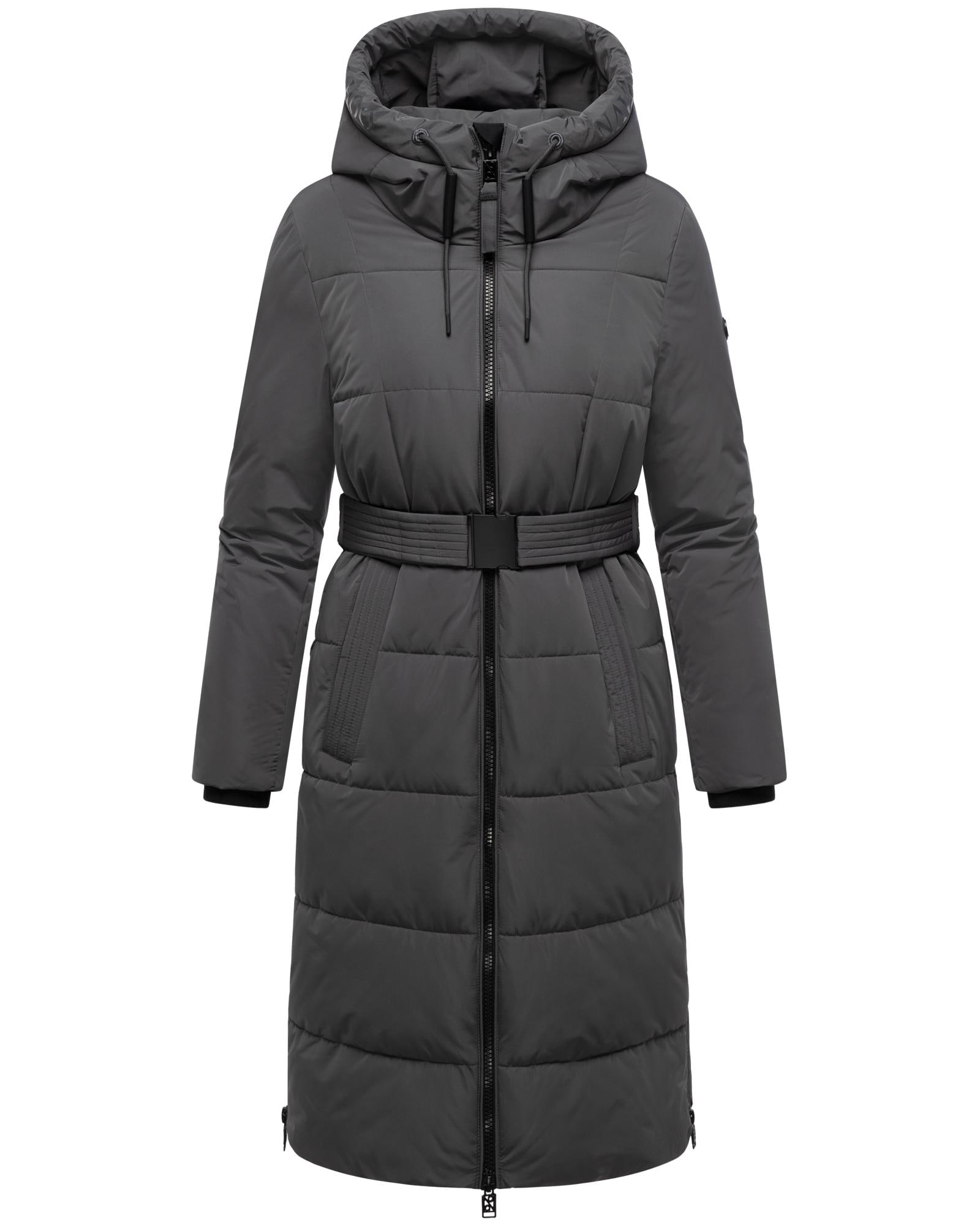 Navahoo Steppmantel "Herbstnebel 14", langer Damen Wintermantel mit Taillen günstig online kaufen