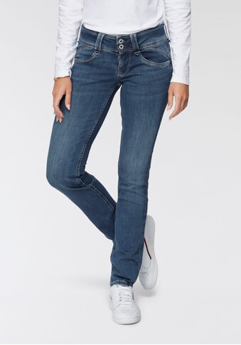 Pepe Jeans Gerade Jeans »NEW GEN«, Straight Passform mit mittelhohem Doppel-Knopf-Bund... kaufen