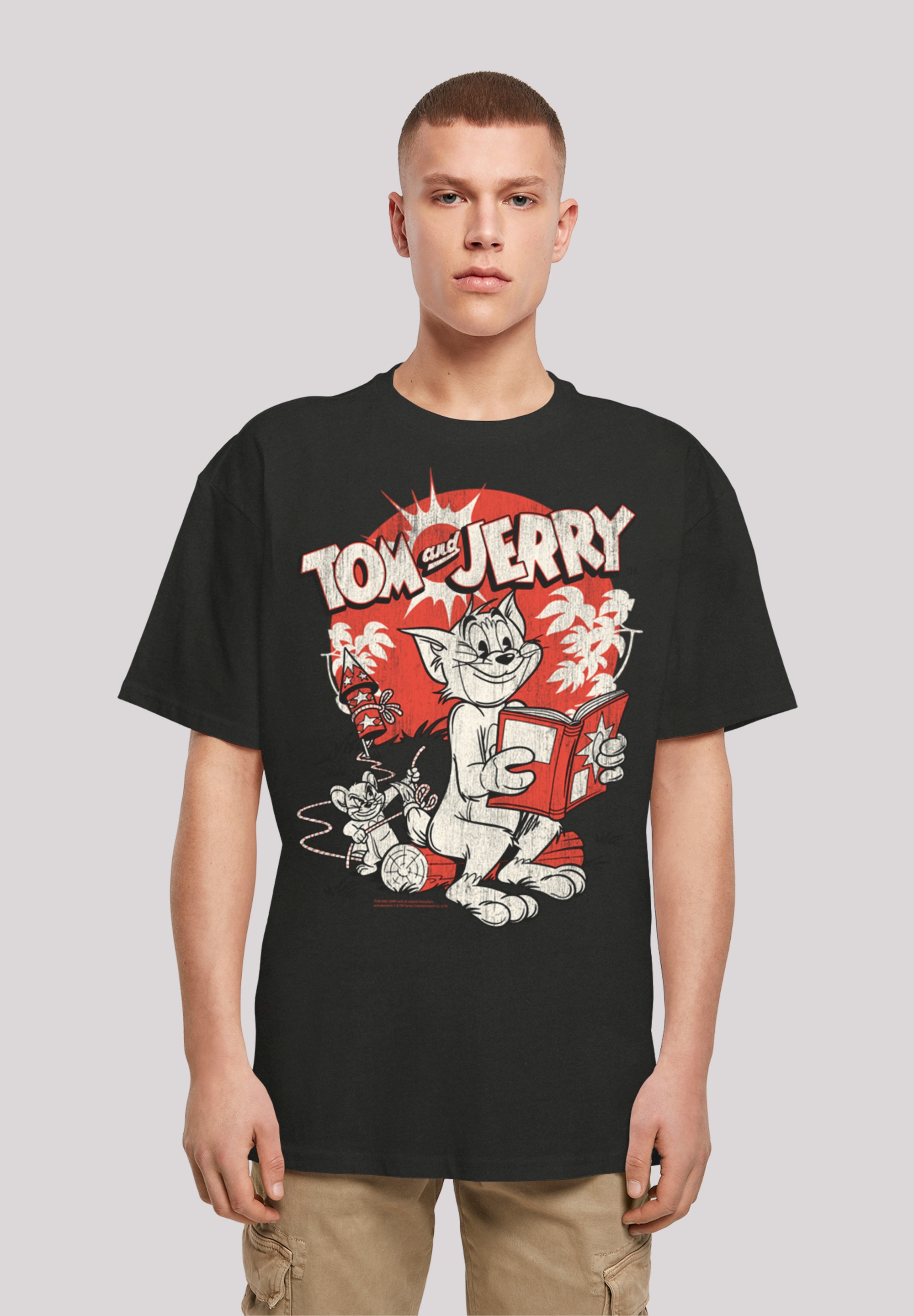 F4NT4STIC Marškinėliai »Tom ir Jerry Rocket Pran...