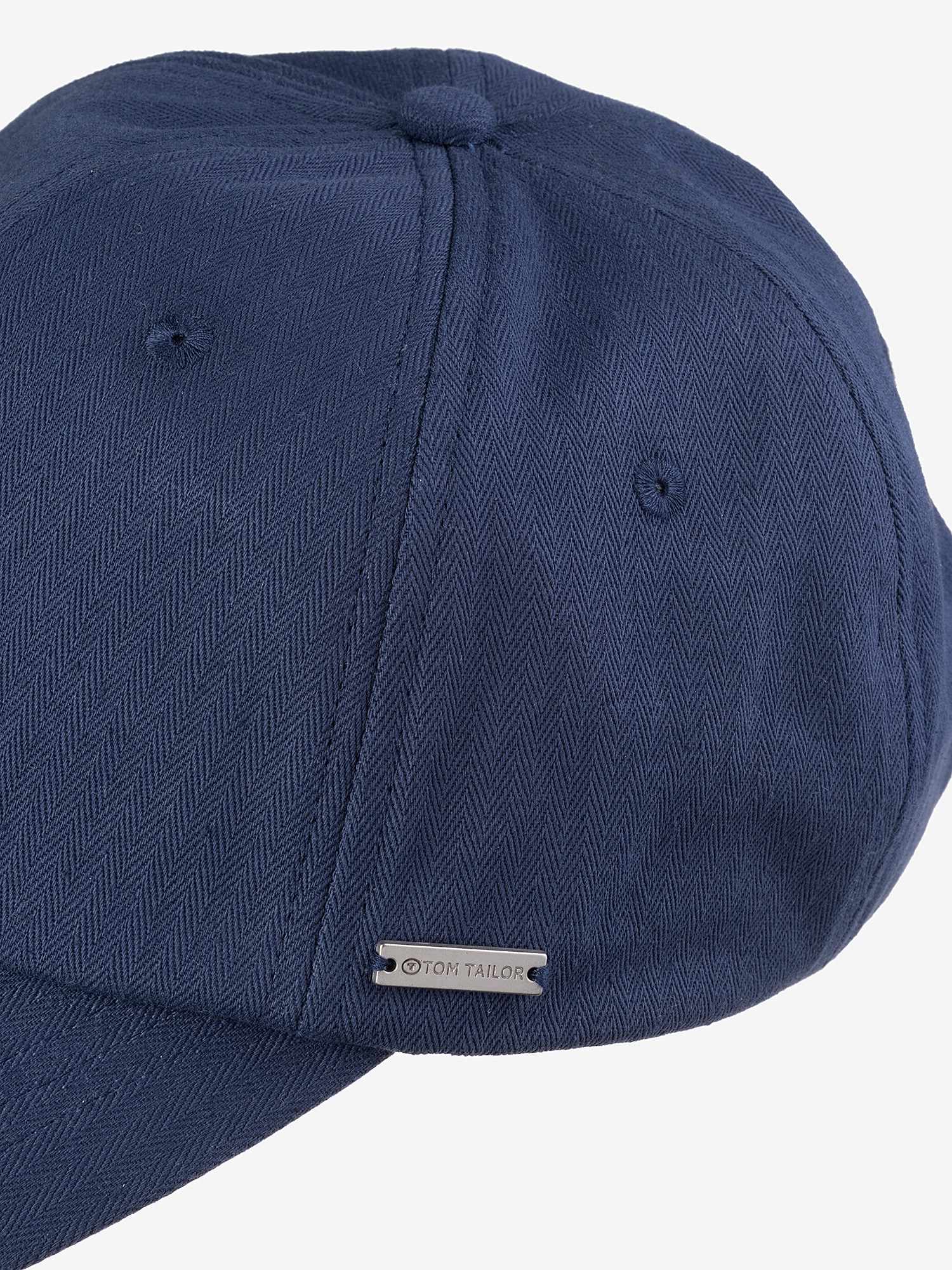 TOM TAILOR Baseball Cap, (1 St.), mit dezenter Fischgrätenstruktur günstig online kaufen