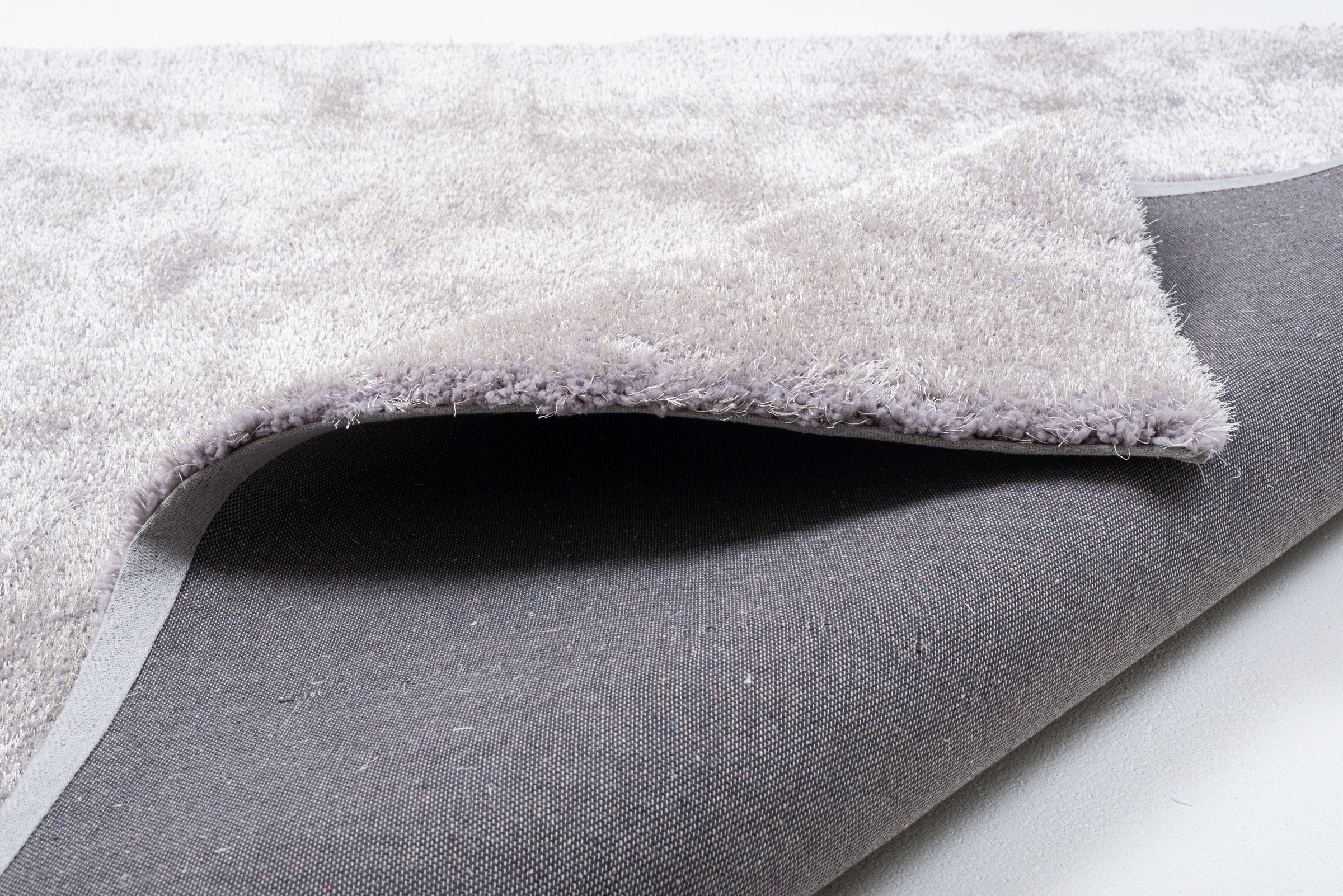 TOM TAILOR HOME Hochflor-Teppich »Soft«, rechteckig, 35 mm Höhe, handgetuftet, Uni-Farben, super weich und flauschig