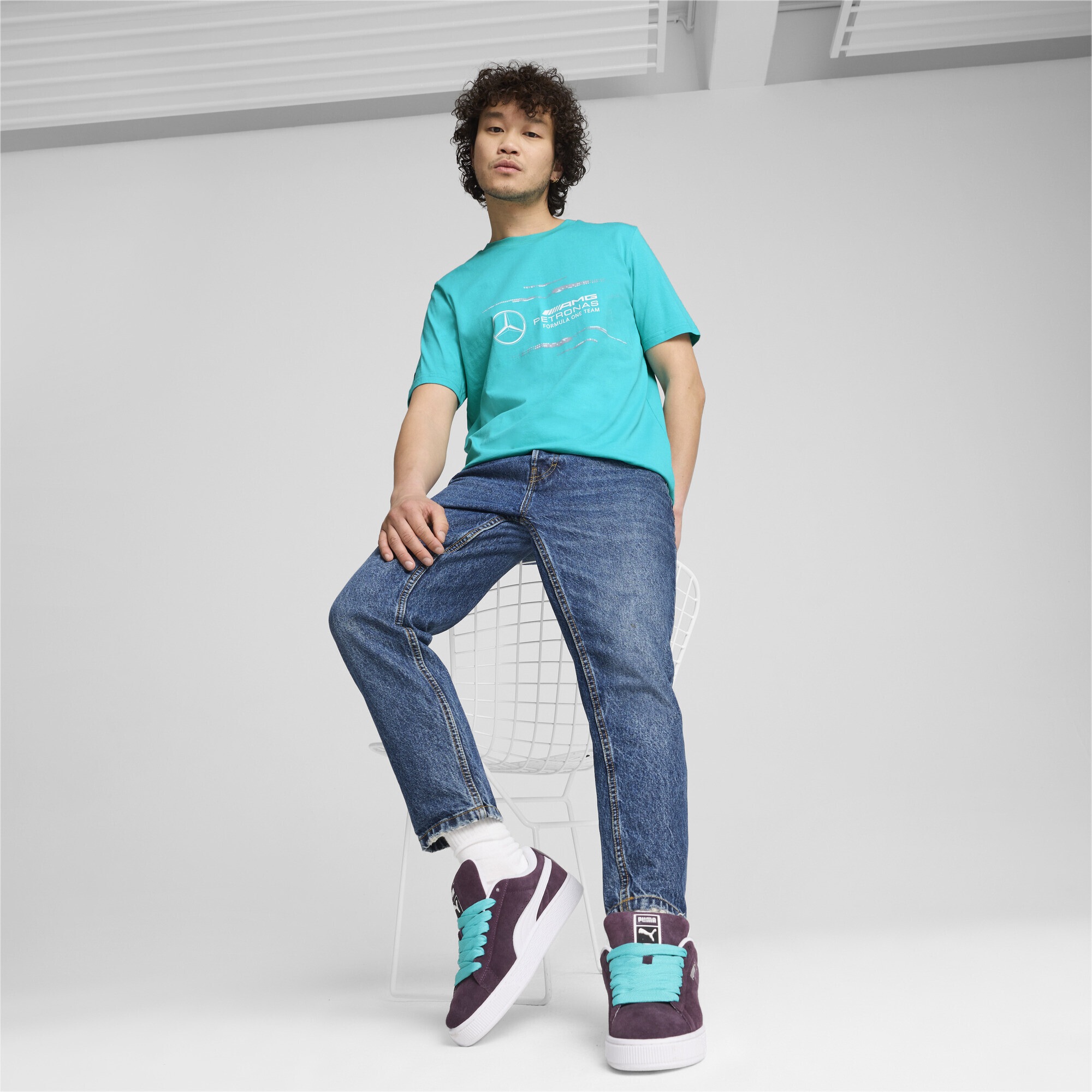 PUMA T-Shirt »Mercedes-AMG Petronas F1® Logo T-Shirt Herren«