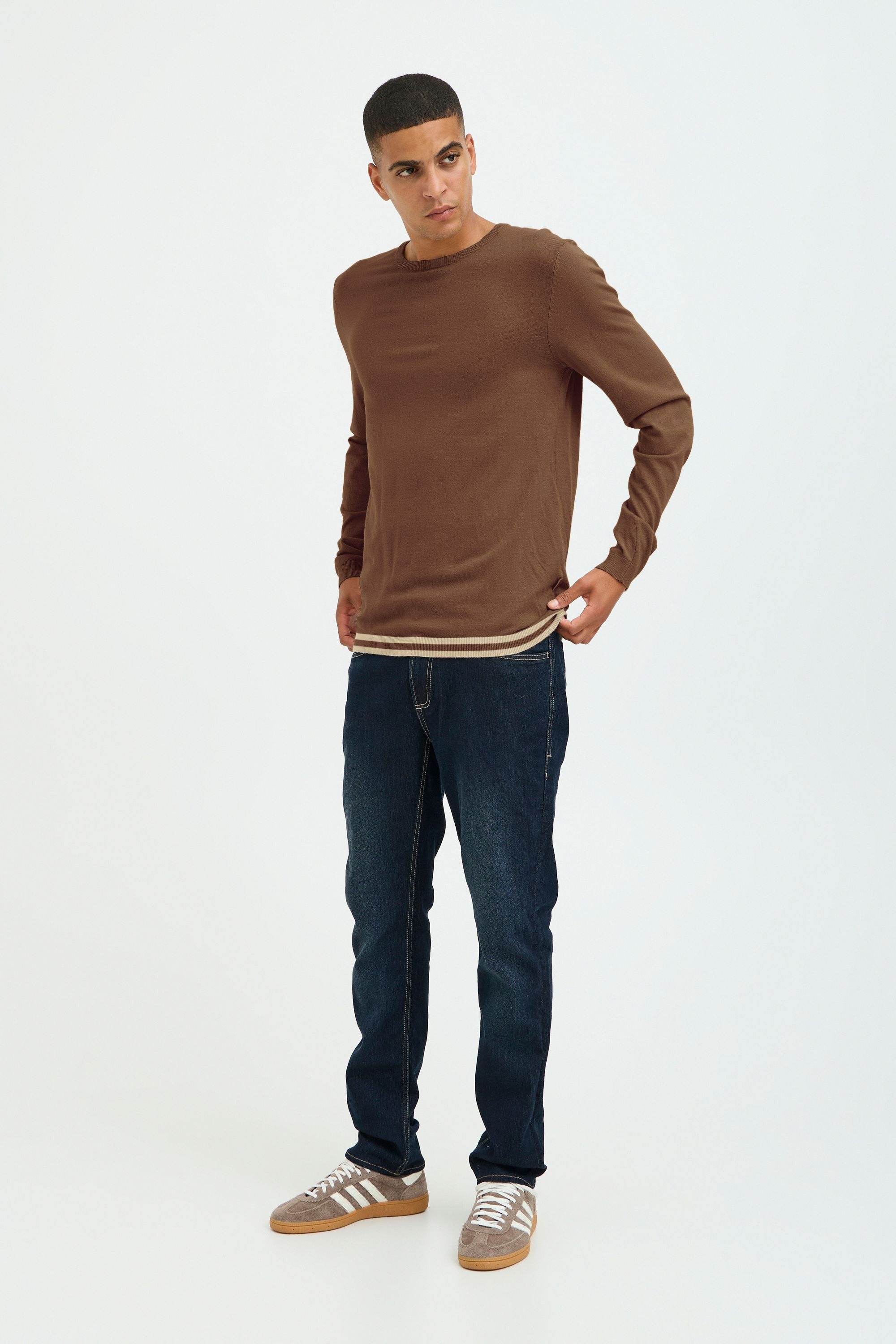 Blend Strickfleece-Pullover "Strickpullover BHPullover" günstig online kaufen