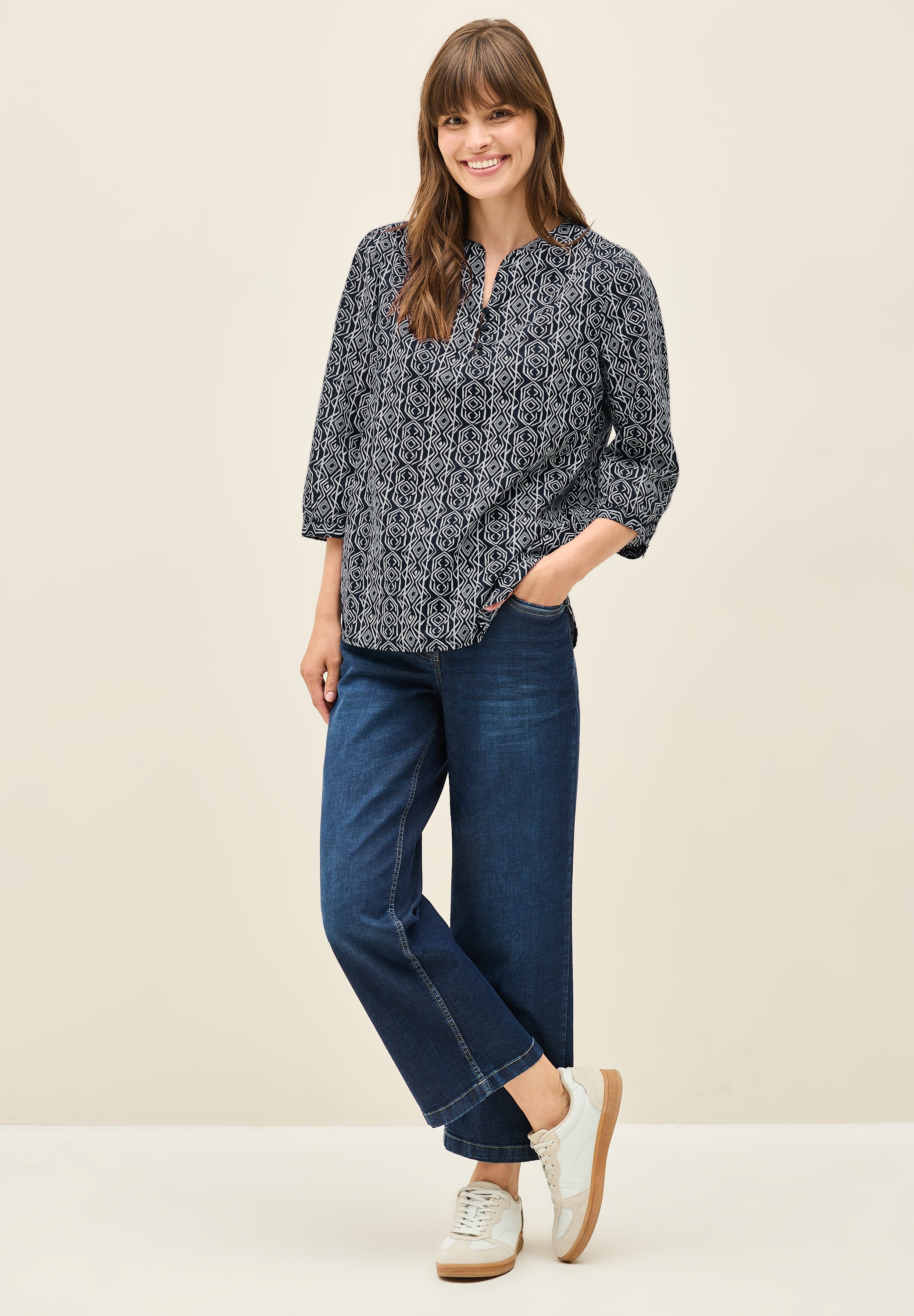 Thumbnail - Cecil Shirtbluse mit 3/4 Ärmeln