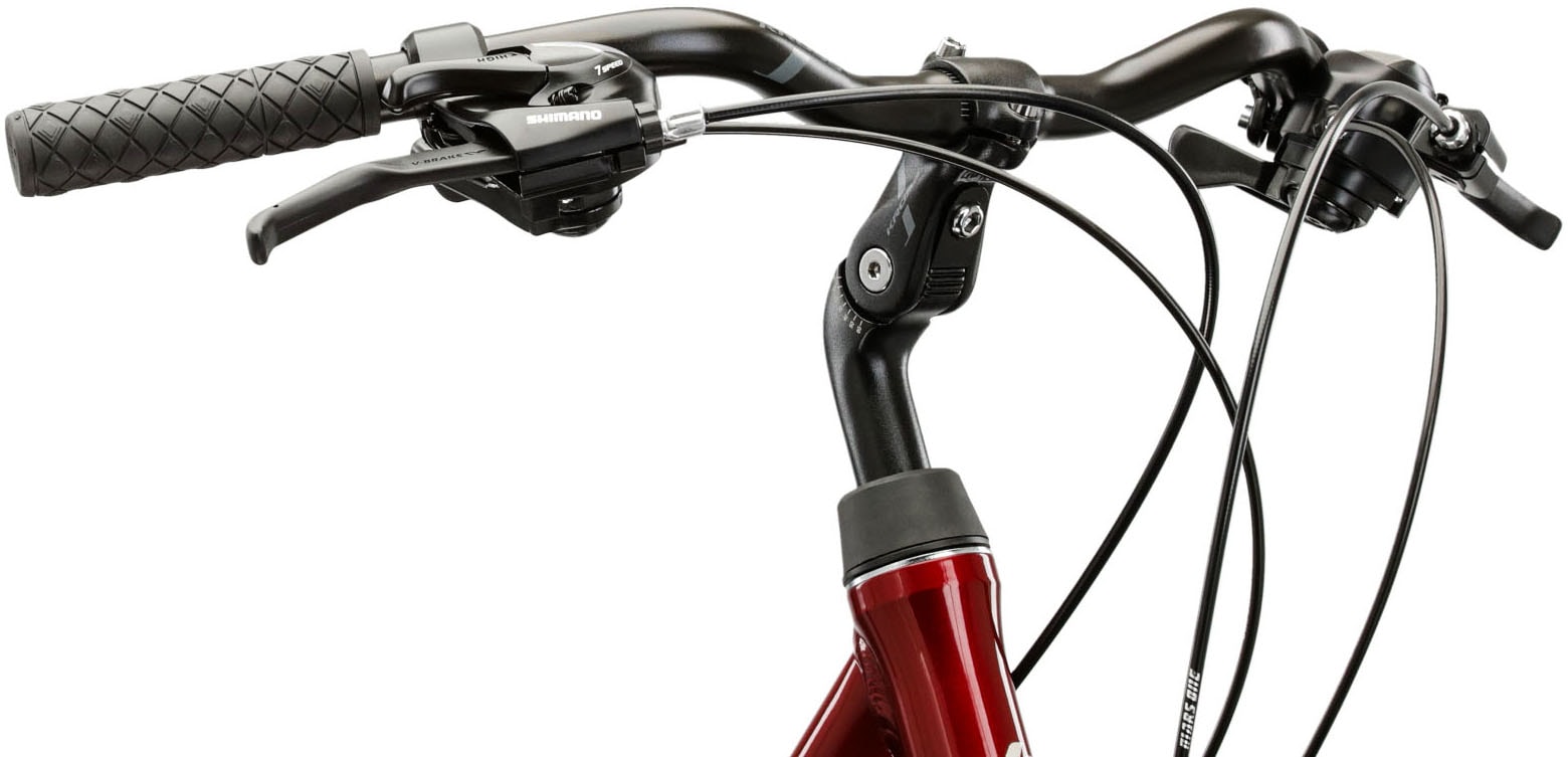 Kross Trekkingrad »Trekkingrad Explorer 2.0 rot 21 Gänge«, 21 Gang, Shimano, ACERA M3020 Schaltwerk