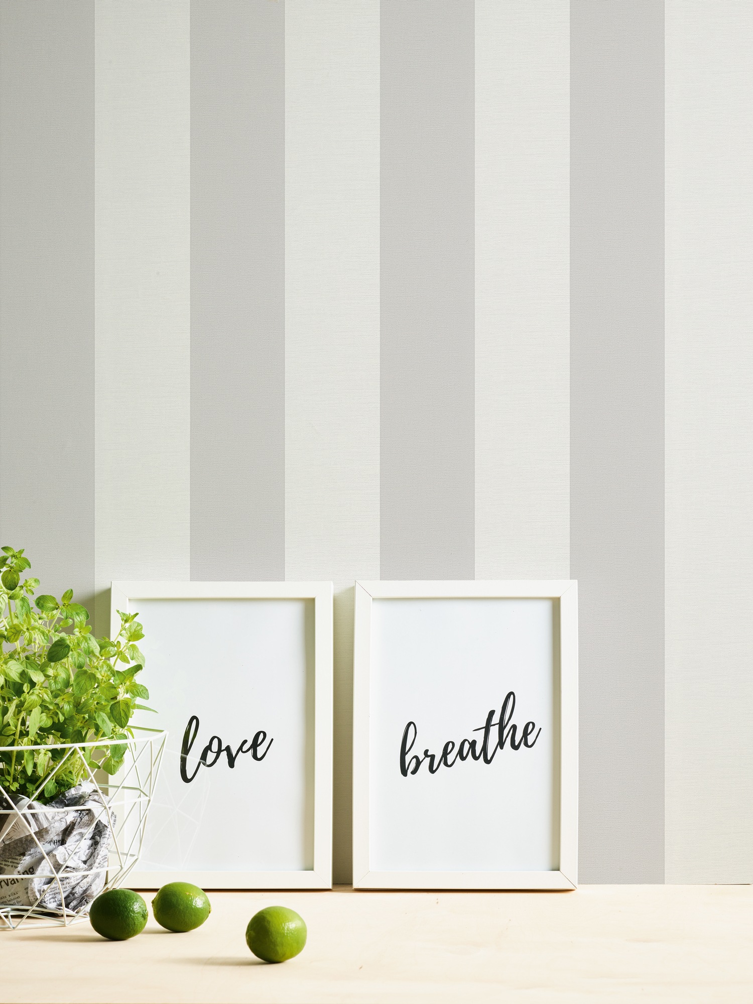 A.S. Création Vliestapete »Landhaustapete mit Streifen«, matt-gemustert-neutral, Babyblau Tapeten Wohnzimmer Schlafzimmer Küche modern Flur Design Büro