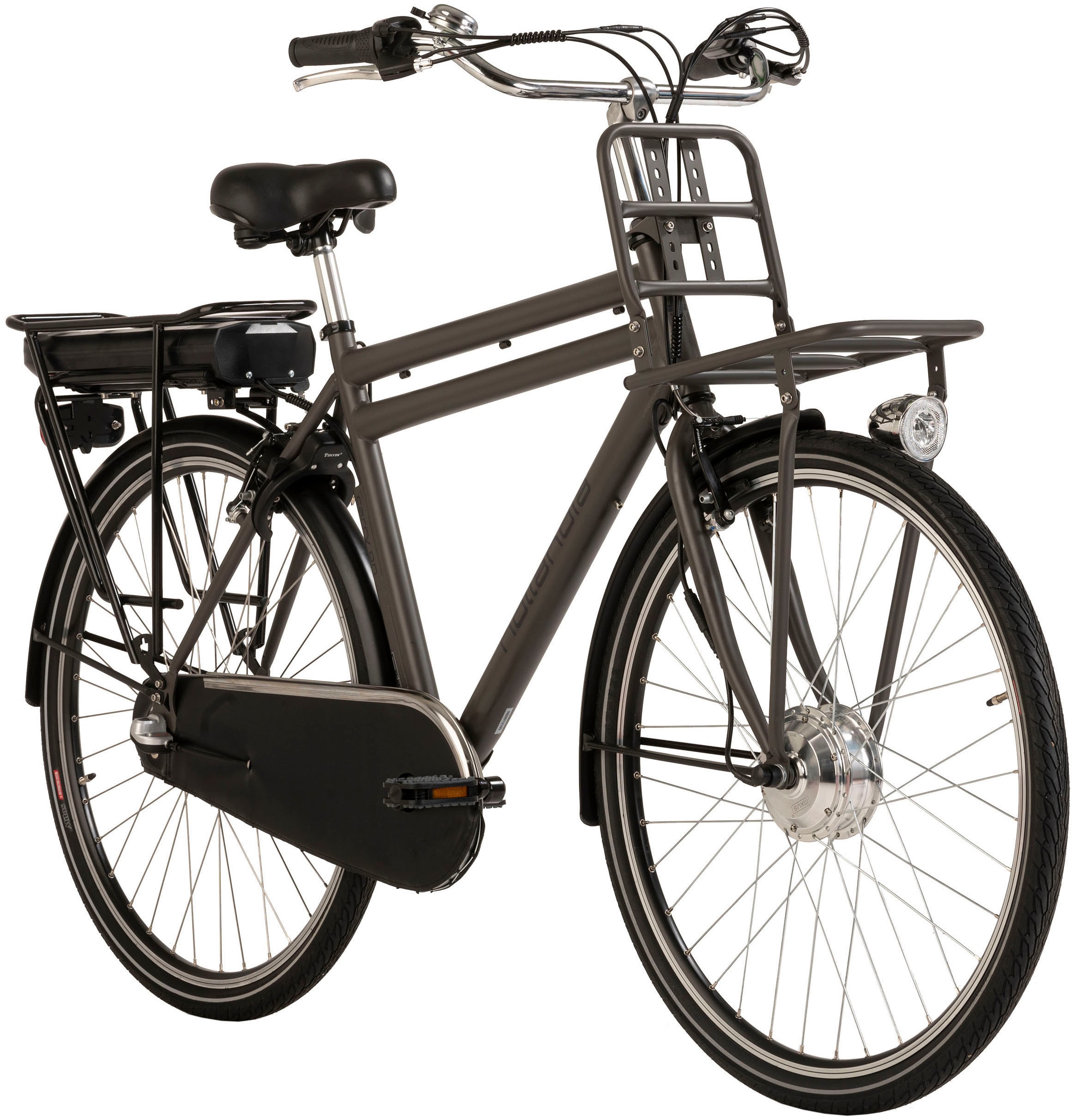 Hollandia E-Bike »Carry One«, 3 Gang, Shimano, Nexus, Frontmotor 250 W, Pedelec, Elektrofahrrad für Herren, Cityrad