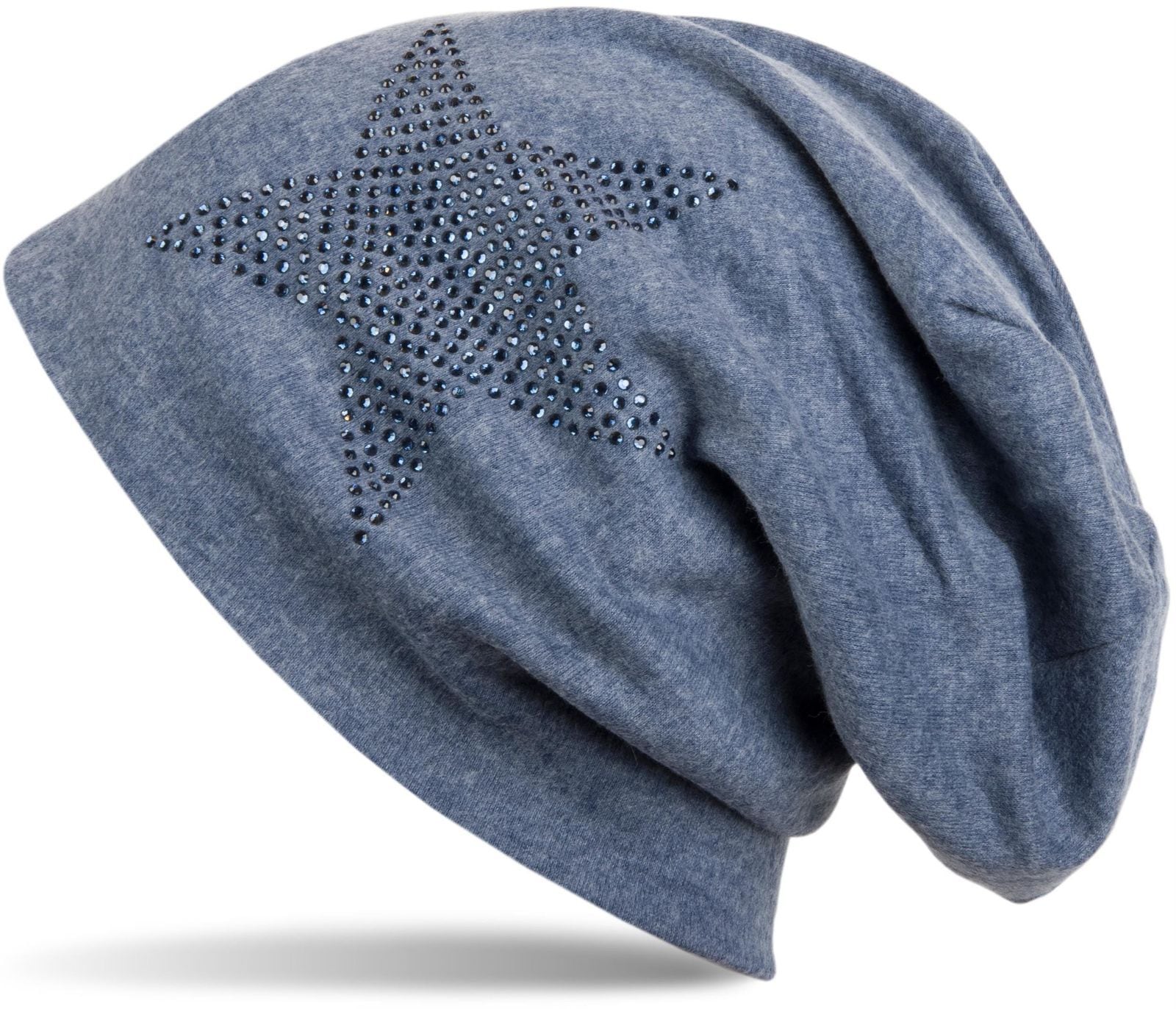 styleBREAKER Beanie "Warme Beanie Mütze mit Strass Stern" 1 Stk.
