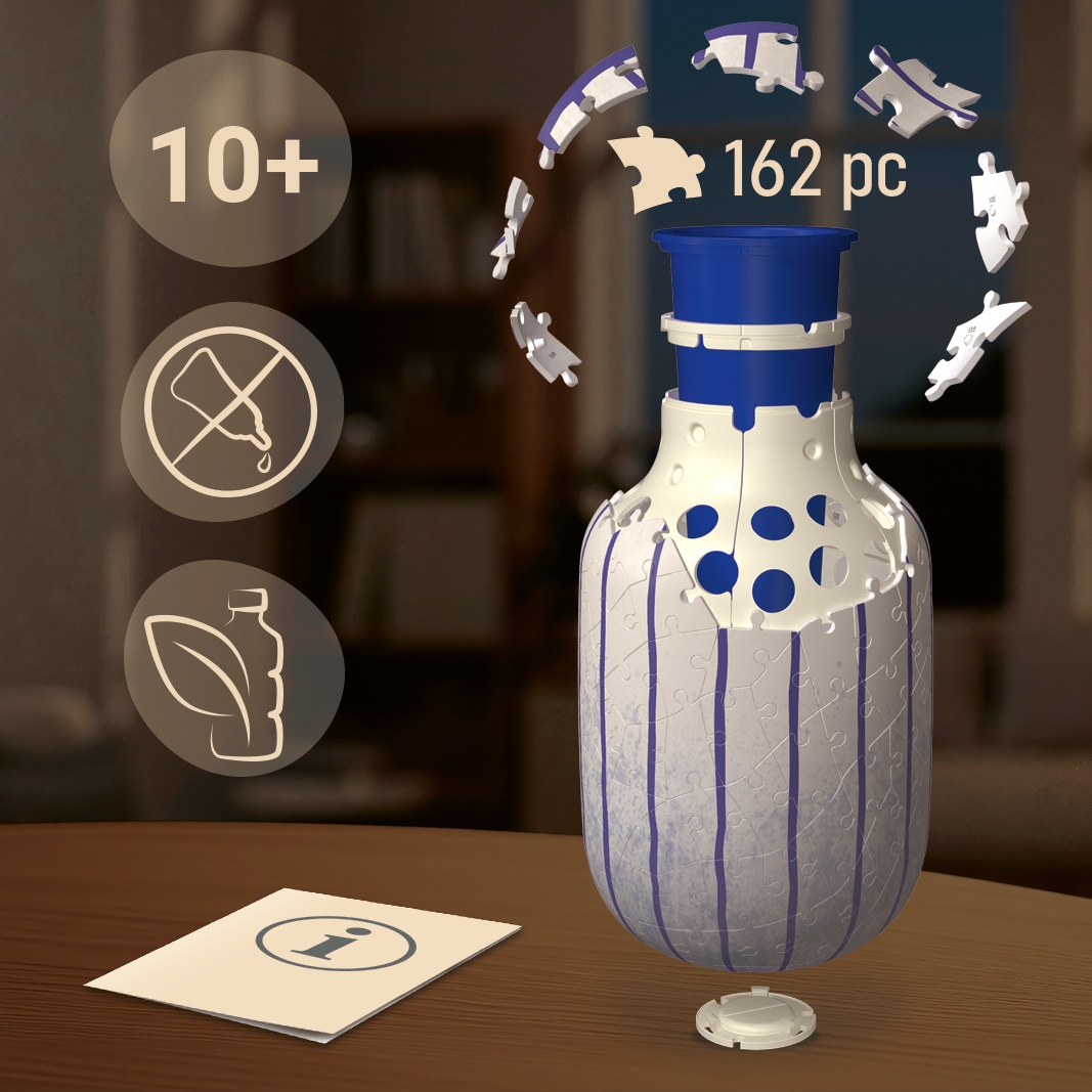 Ravensburger 3D-Puzzle »Vase Stripes Blue« Made in Europe