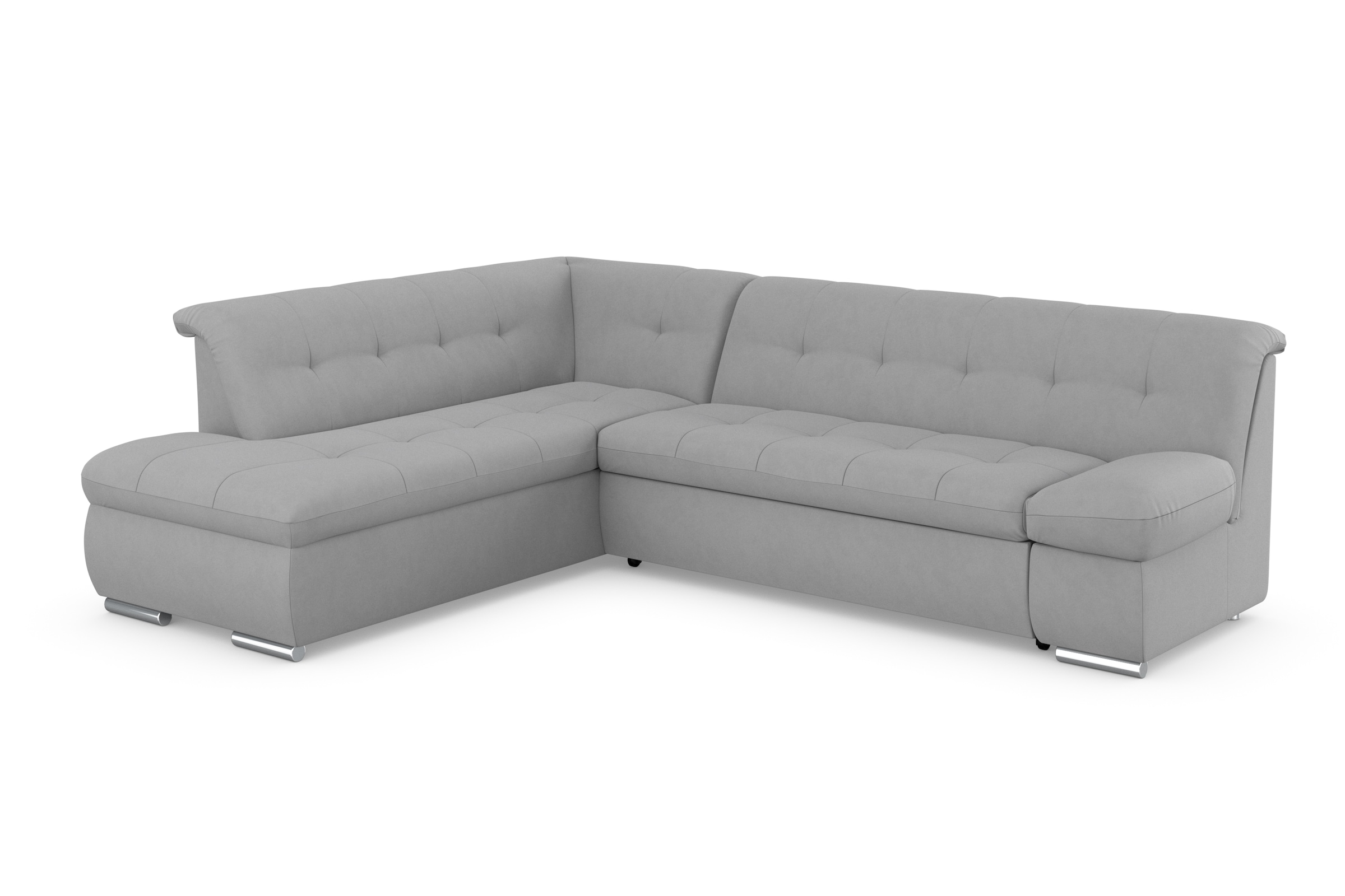 DOMO collection Ecksofa "MONA 271x213 cm, modern und komfortabel" whlw. mit Bett- und Armlehnfunktion, L-Form