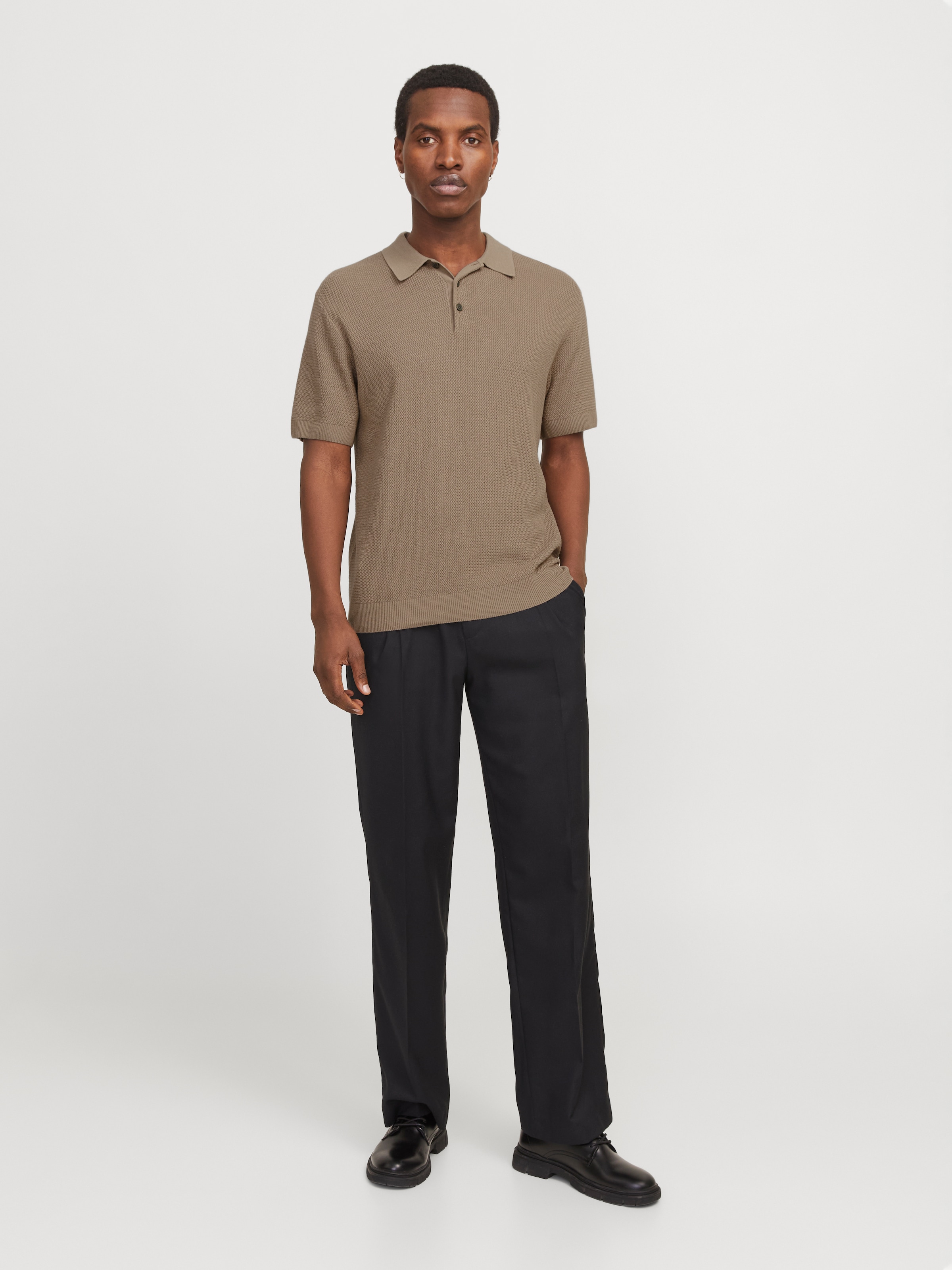 Jack & Jones Polokragenpullover »JPRCCCOOPER KNIT POLO SS SN«